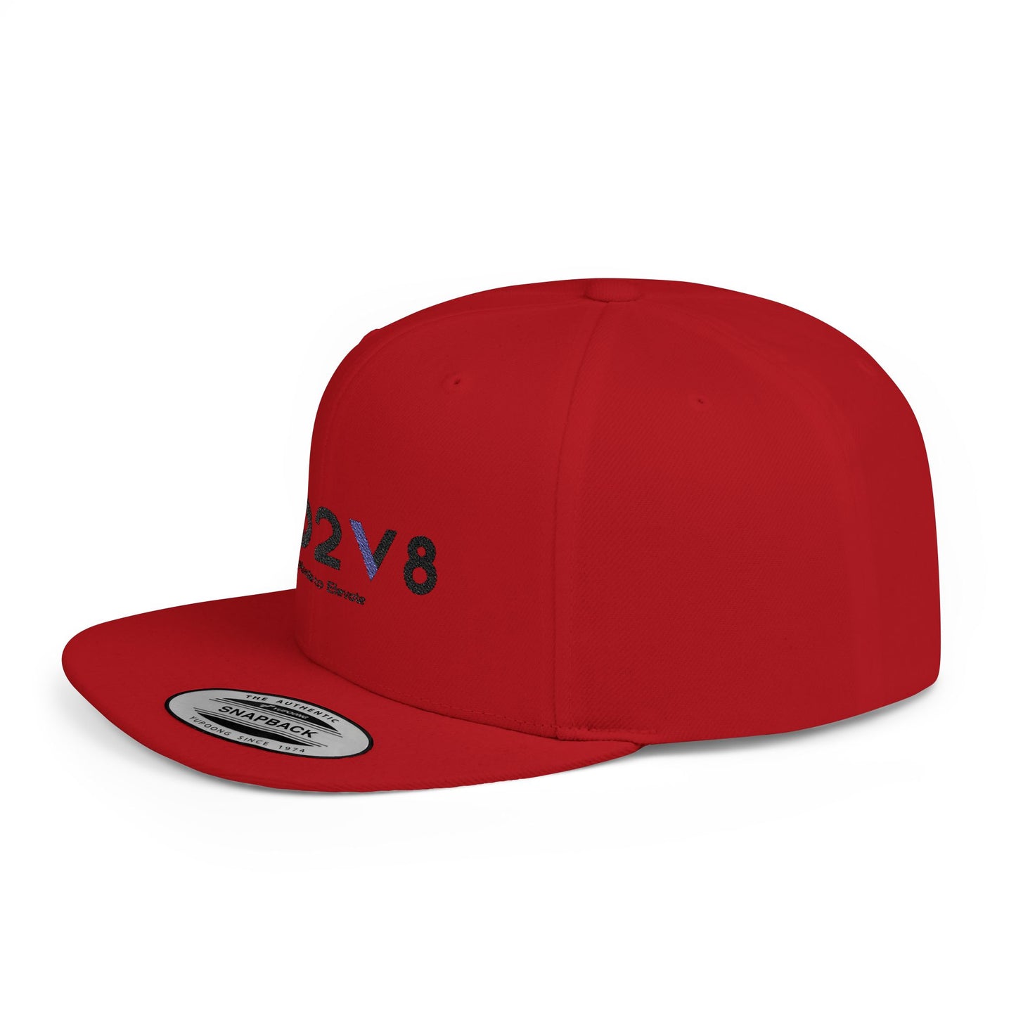 Stylish MO2V8 Flat Bill Snapback Hat, Cool Adjustable Cap for Streetwear, Great Gift for Sports Fans, Casual Outfits, Summer Festivals