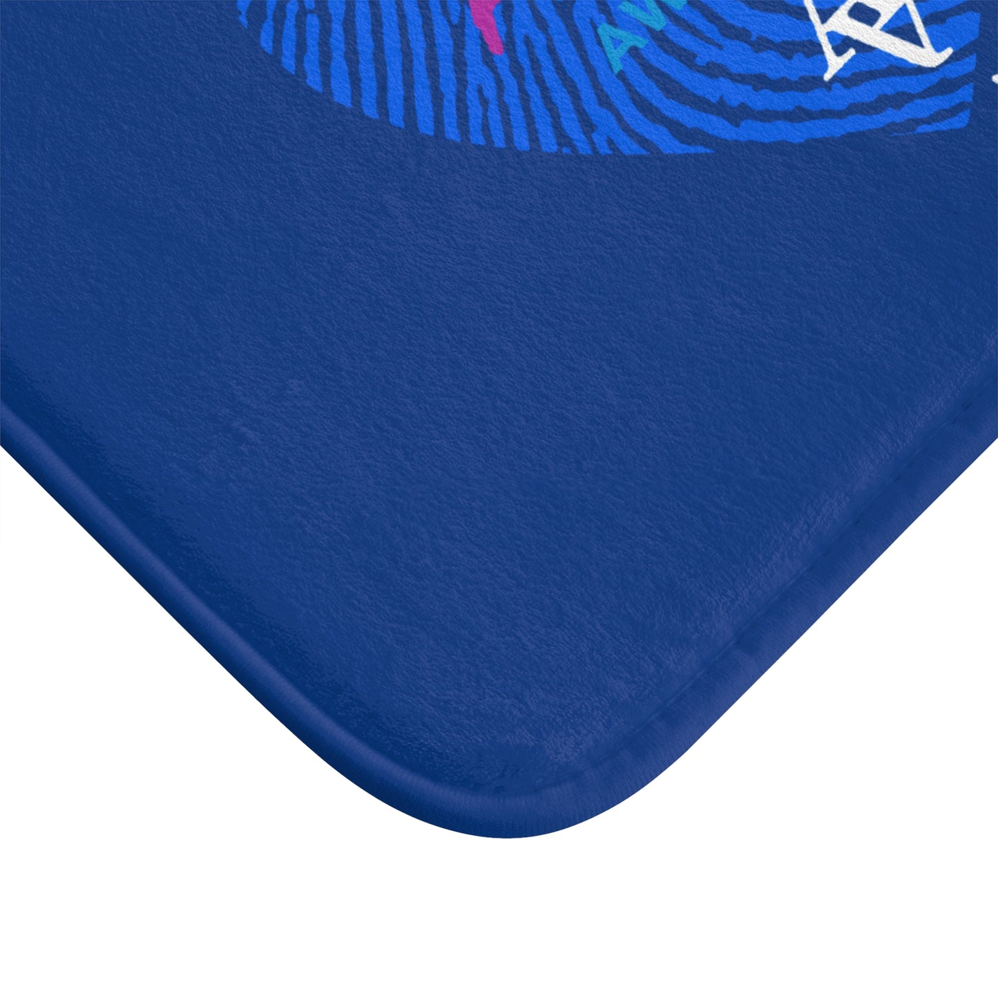 Autism Awareness Bath Mat, Approach Apparel Blue Heart Design, Support Autism Acceptance, Bathroom Decor, Gift for Special Needs Moms