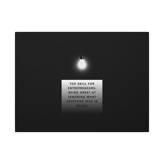 MO2V8 Entrepreneurial Wall Art, Inspiring Decor for Home Office, Motivational Canvas Print, Gift for Business Owners