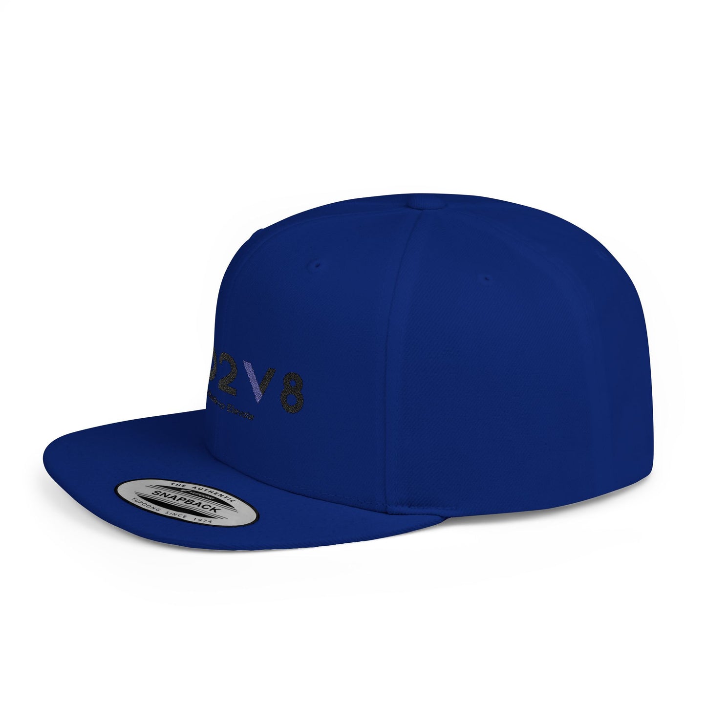 Stylish MO2V8 Flat Bill Snapback Hat, Cool Adjustable Cap for Streetwear, Great Gift for Sports Fans, Casual Outfits, Summer Festivals