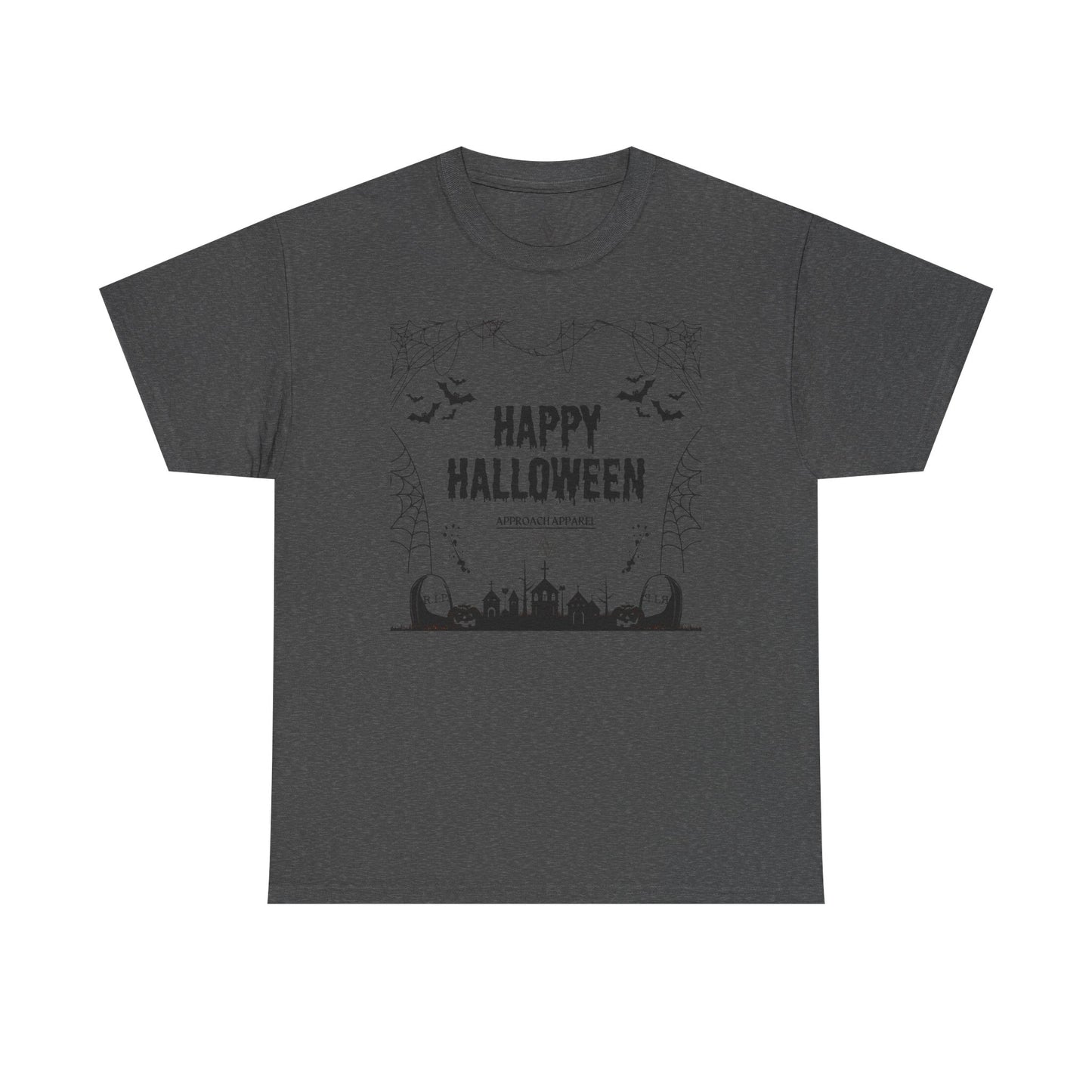 Approach Apparel Halloween Graphic Tee, Heavy Cotton Tee, Spooky Shirt, Trick or Treat Apparel, Fall Fashion, Halloween Gift