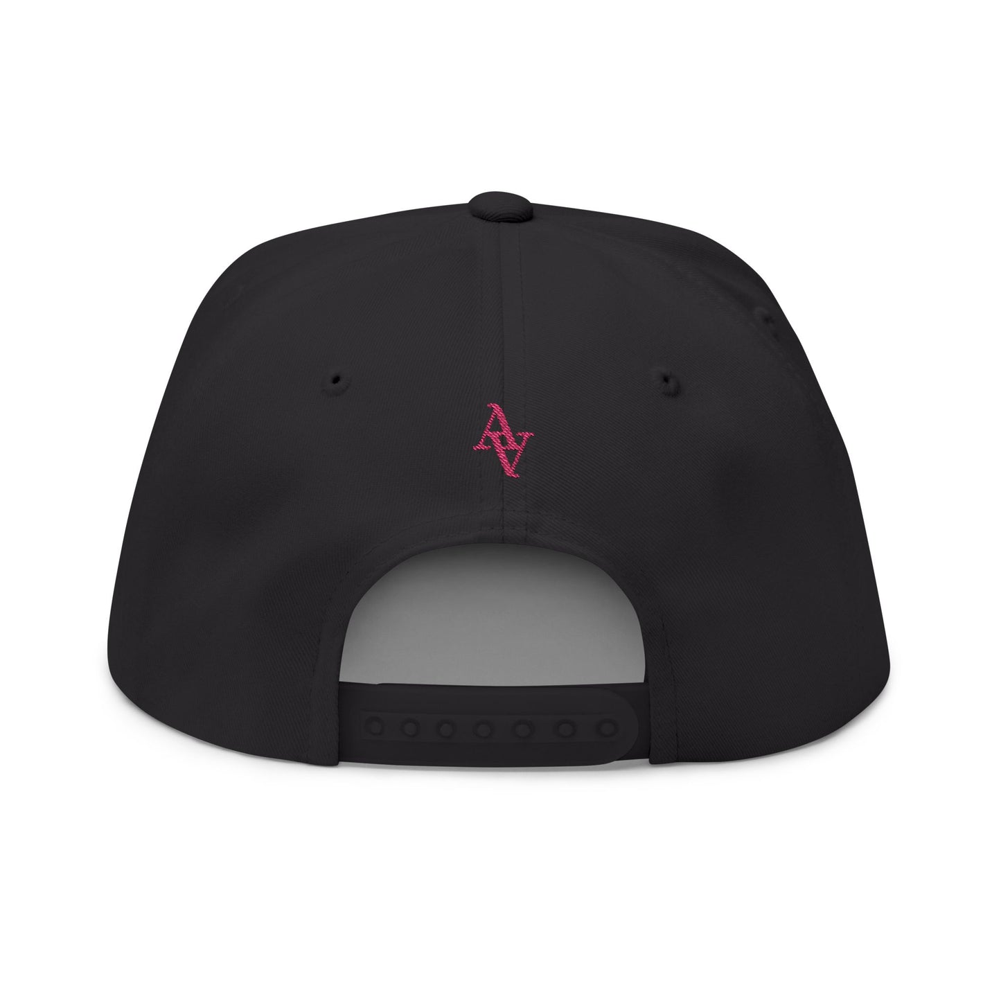 Approach Apparel Pink Ribbon Flat Bill Cap (Embroidery) - 'Fight, Honor, Love' Design