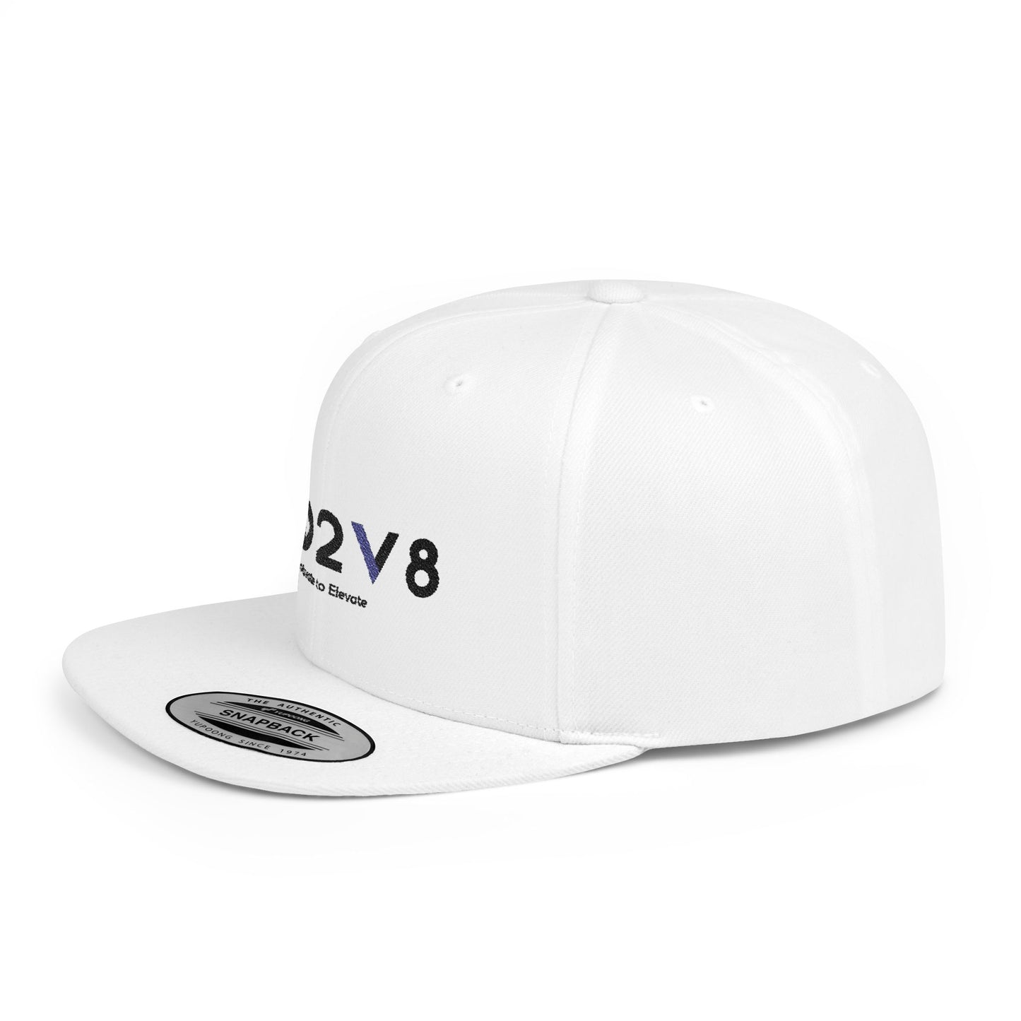 Stylish MO2V8 Flat Bill Snapback Hat, Cool Adjustable Cap for Streetwear, Great Gift for Sports Fans, Casual Outfits, Summer Festivals