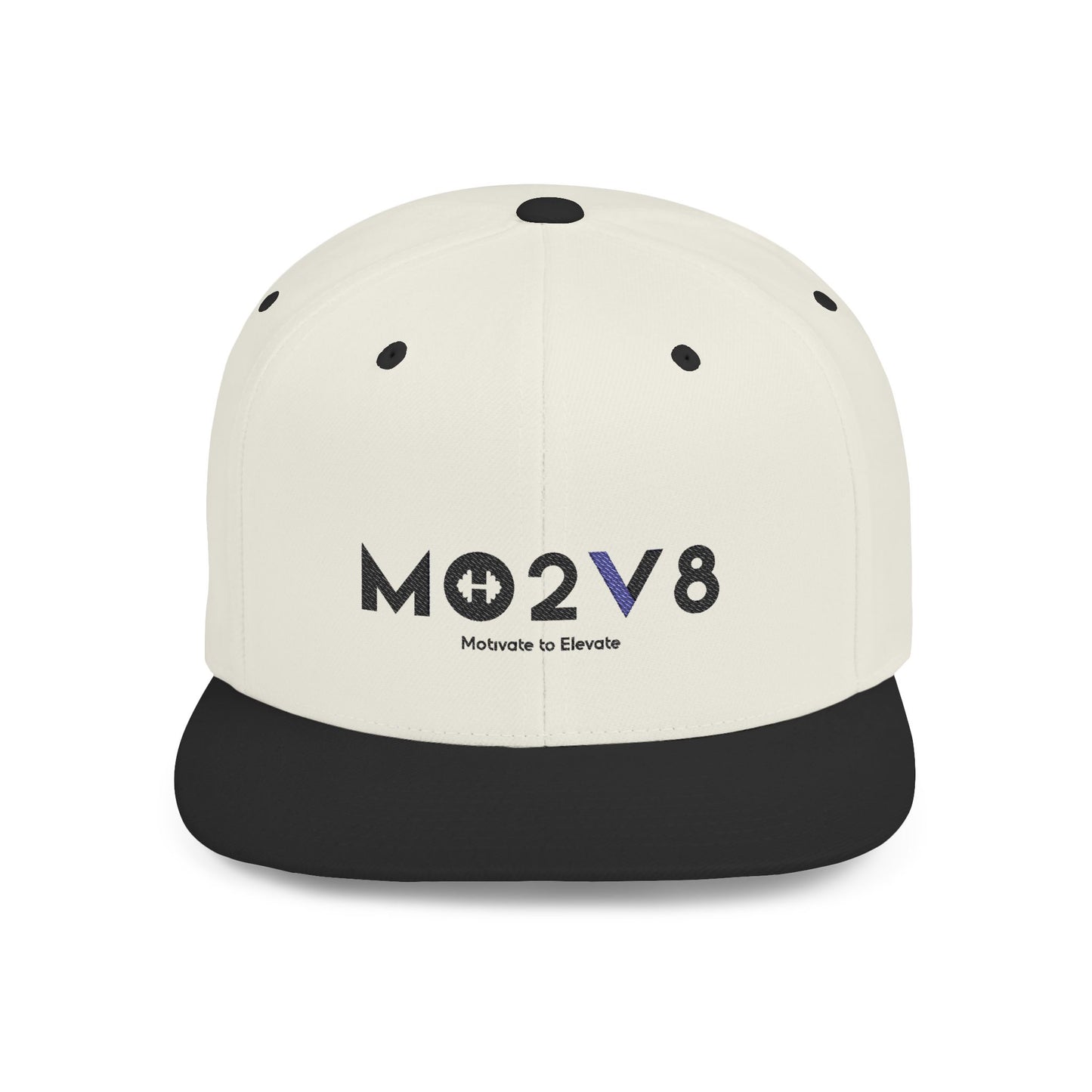 Stylish MO2V8 Flat Bill Snapback Hat, Cool Adjustable Cap for Streetwear, Great Gift for Sports Fans, Casual Outfits, Summer Festivals