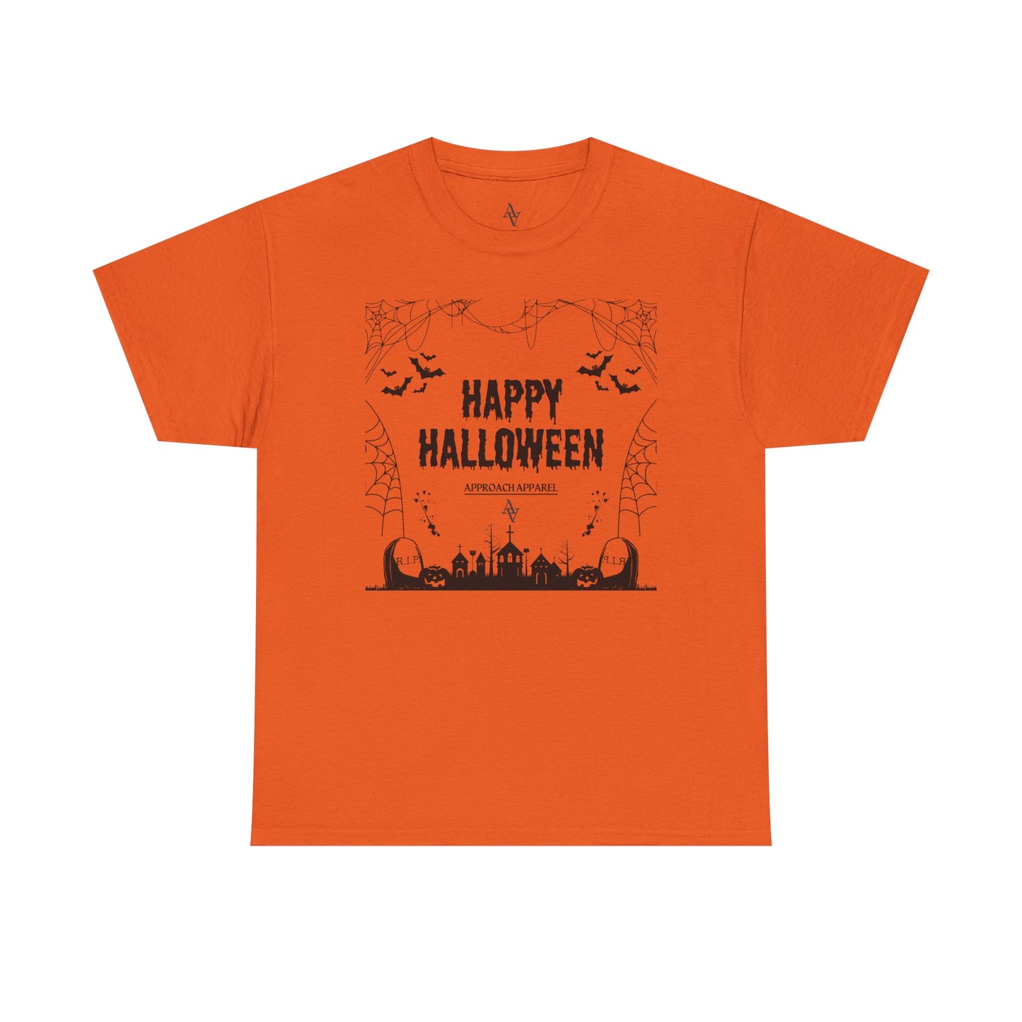 Approach Apparel Halloween Graphic Tee, Heavy Cotton Tee, Spooky Shirt, Trick or Treat Apparel, Fall Fashion, Halloween Gift
