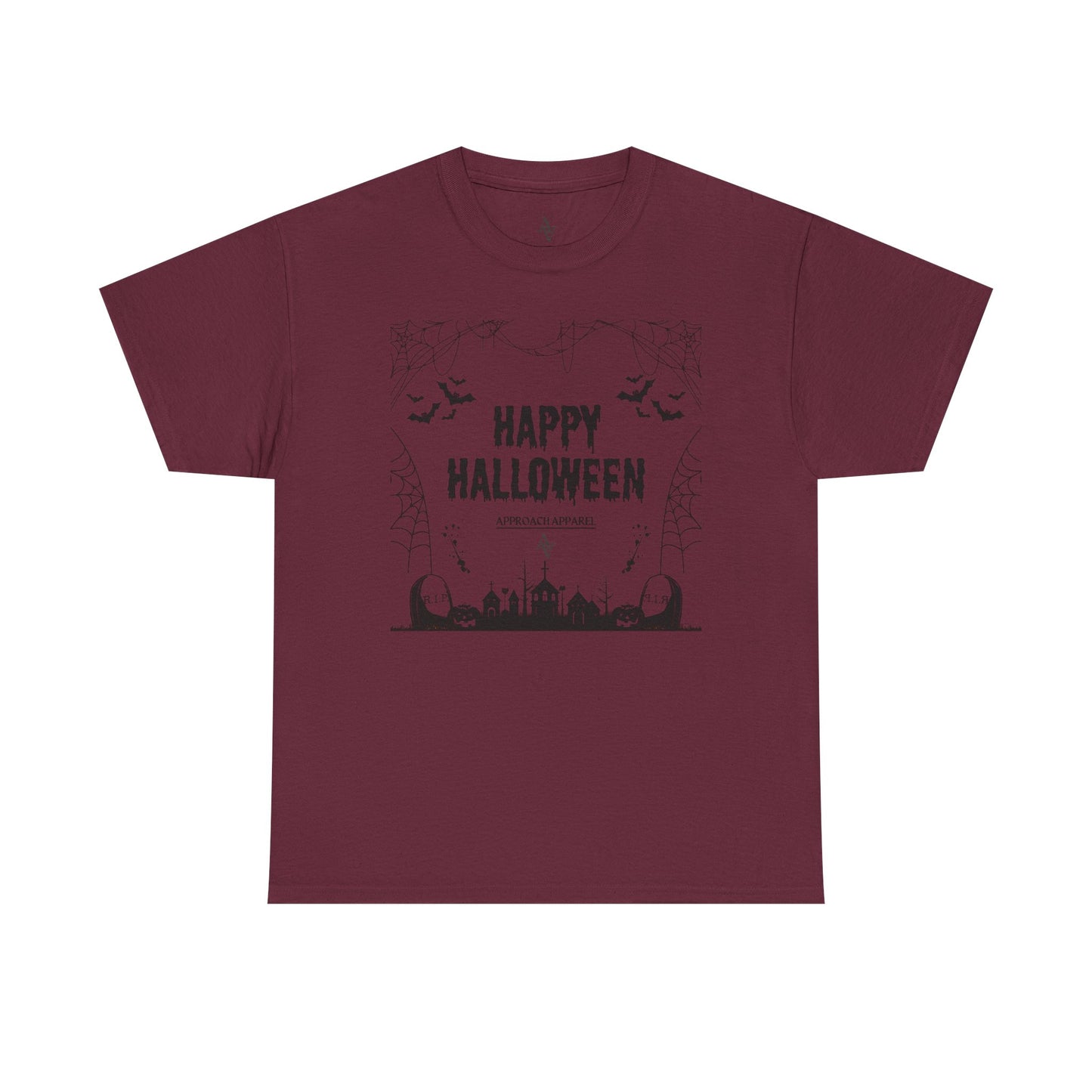 Approach Apparel Halloween Graphic Tee, Heavy Cotton Tee, Spooky Shirt, Trick or Treat Apparel, Fall Fashion, Halloween Gift