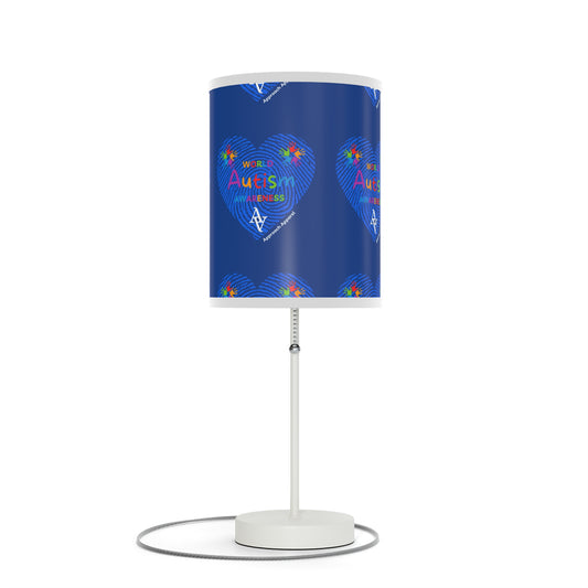 Approach Apparel Autism Awareness Lamp | Gifts for Support, Bedroom Decor, Table Light, Awareness Month, Children's Room