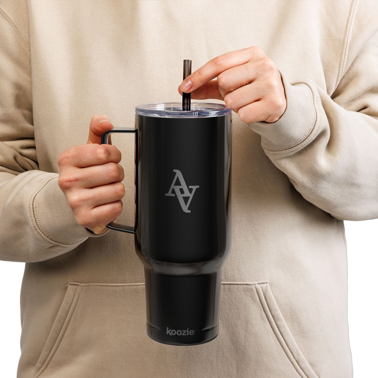 Approach Apparel Insulated Tumbler - 40oz Travel Mug with Lid