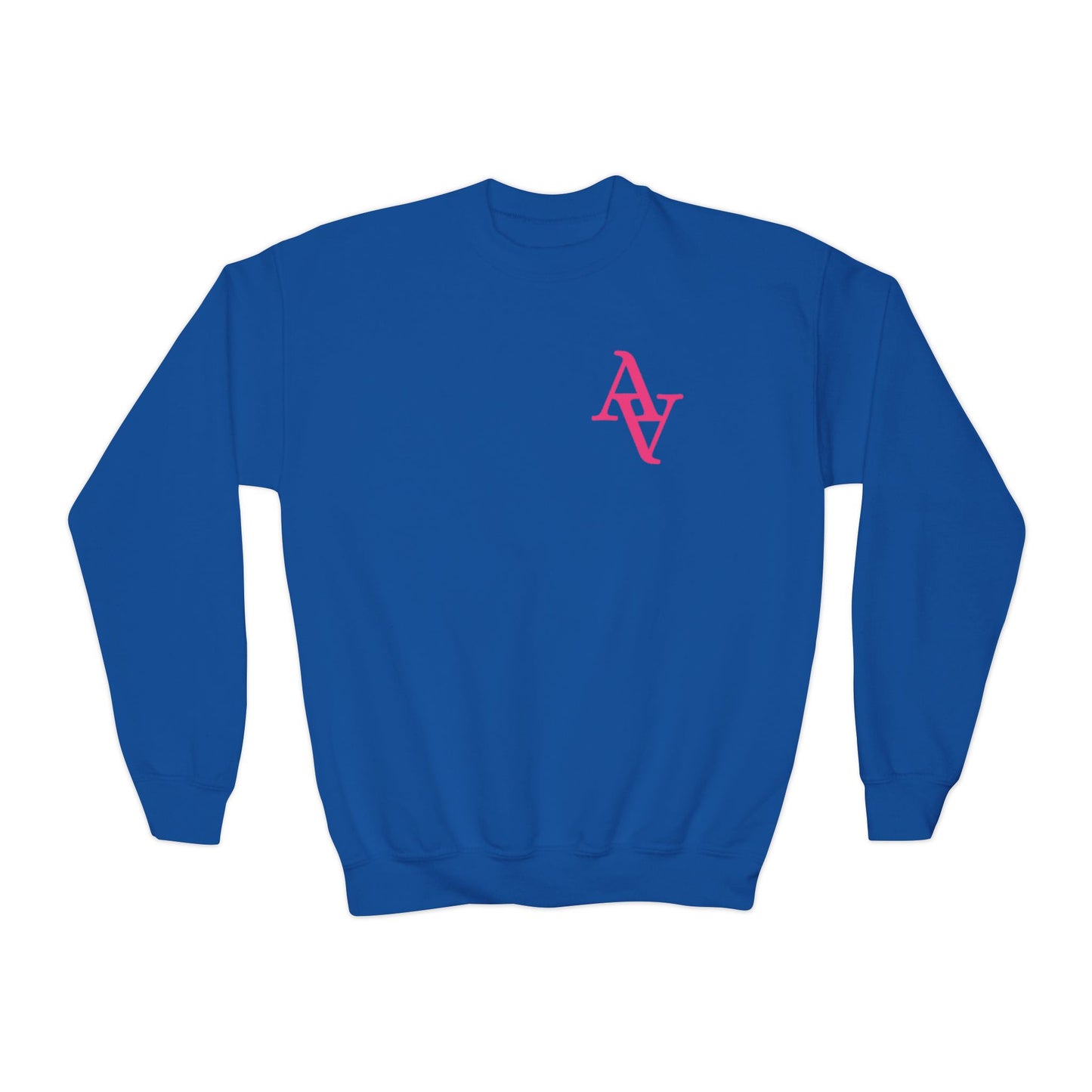 Approach Apparel Breast Cancer Awareness Youth Crewneck Sweatshirt, Supportive Apparel, Gift for Teens, Love, Empowerment, Pink Ribbon