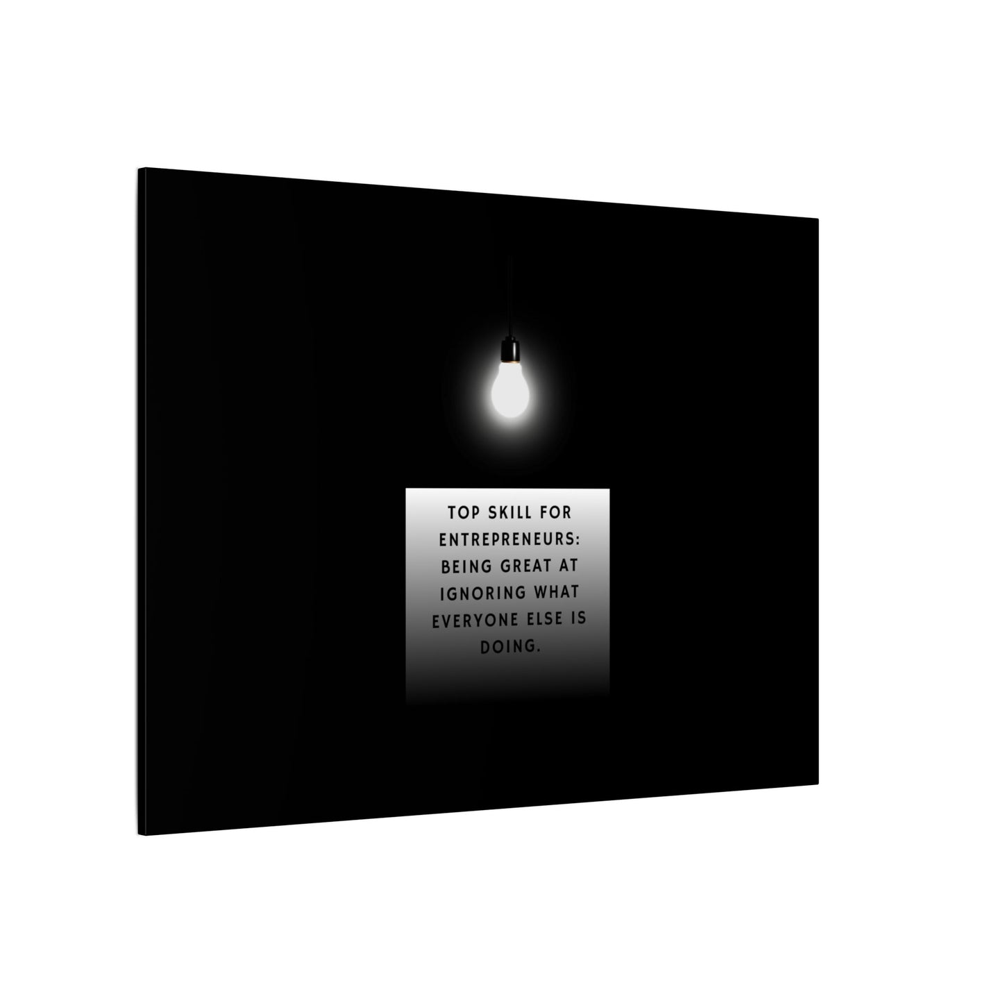 MO2V8 Entrepreneurial Wall Art, Inspiring Decor for Home Office, Motivational Canvas Print, Gift for Business Owners