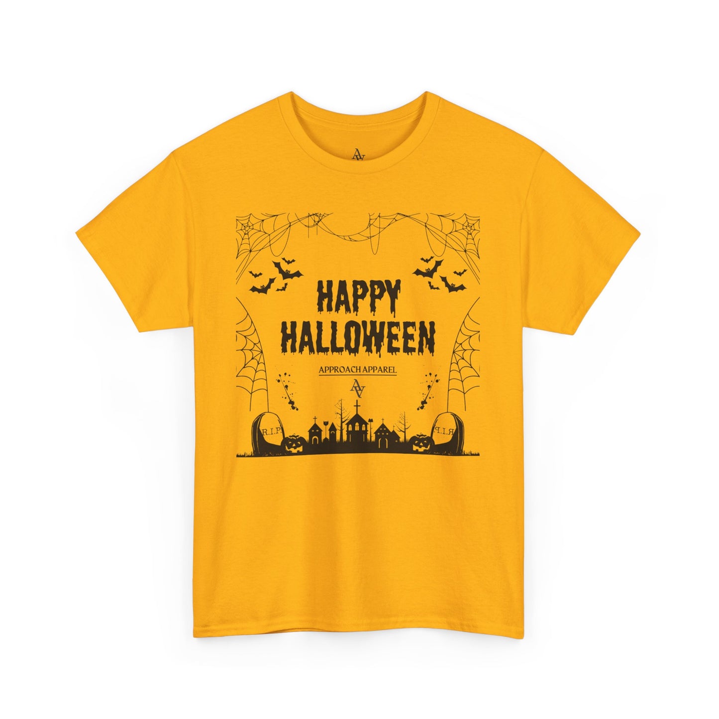 Approach Apparel Halloween Graphic Tee, Heavy Cotton Tee, Spooky Shirt, Trick or Treat Apparel, Fall Fashion, Halloween Gift