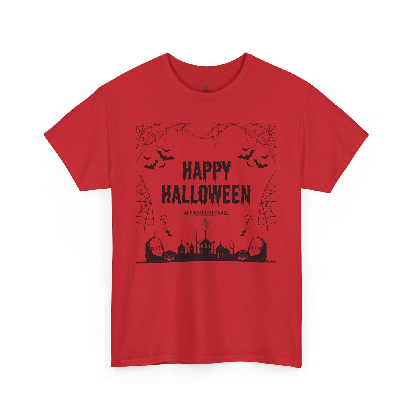 Approach Apparel Halloween Graphic Tee, Heavy Cotton Tee, Spooky Shirt, Trick or Treat Apparel, Fall Fashion, Halloween Gift