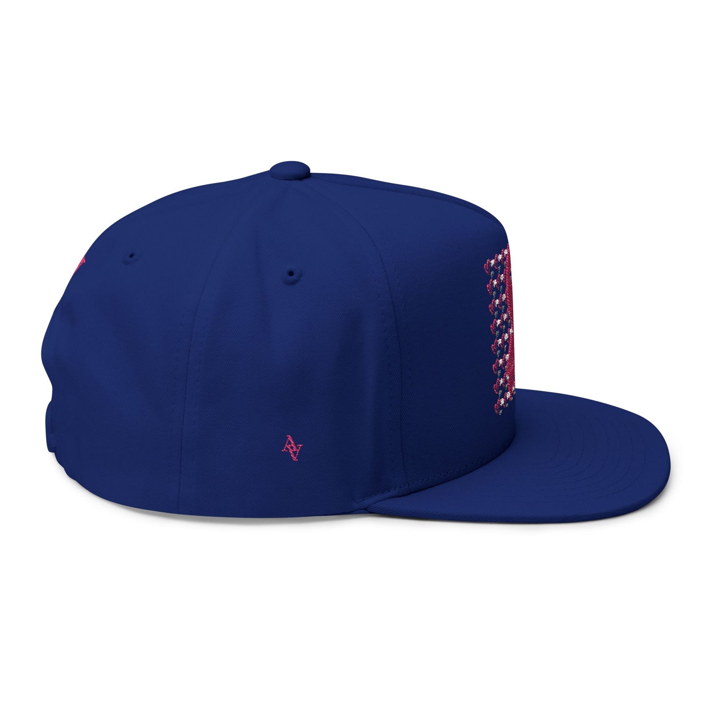 Approach Apparel Pink Ribbon Flat Bill Cap (Embroidery) - 'Fight, Honor, Love' Design