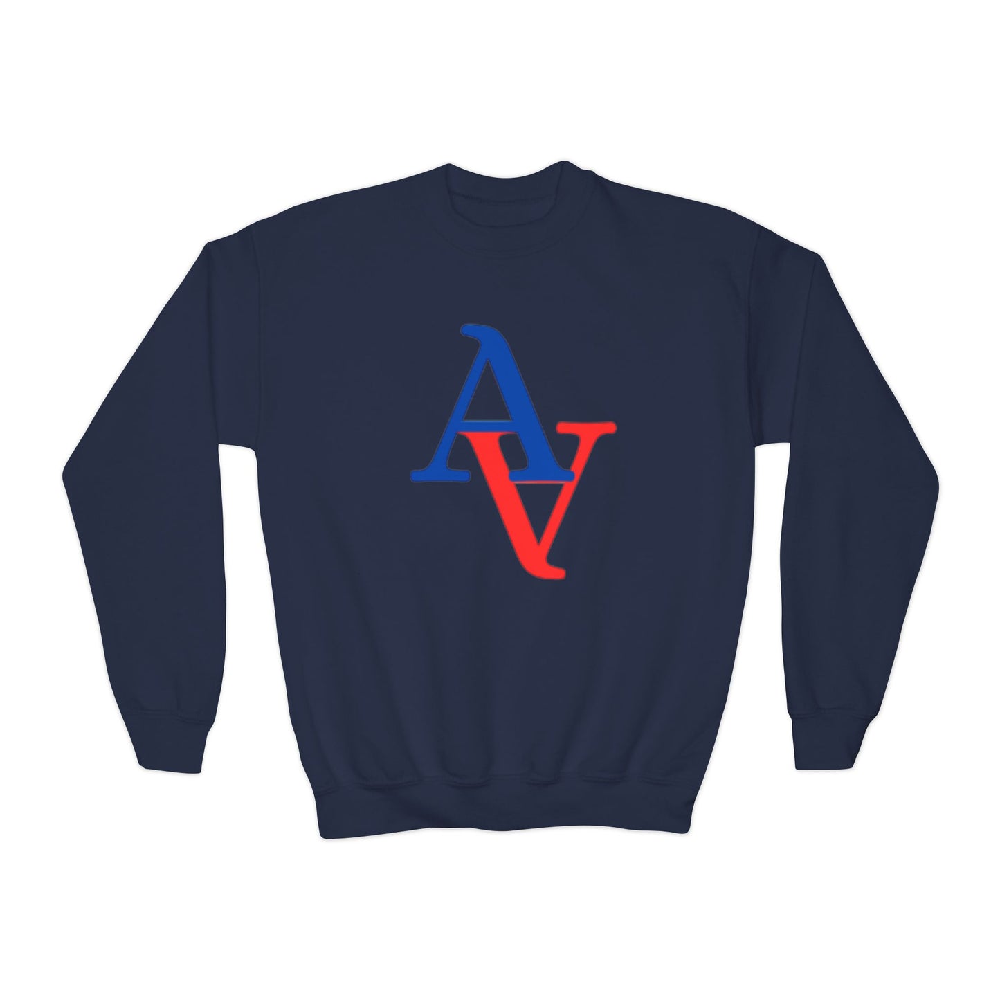 Approach Apparel Youth Crewneck Sweatshirt - Autism Awareness Heart Design