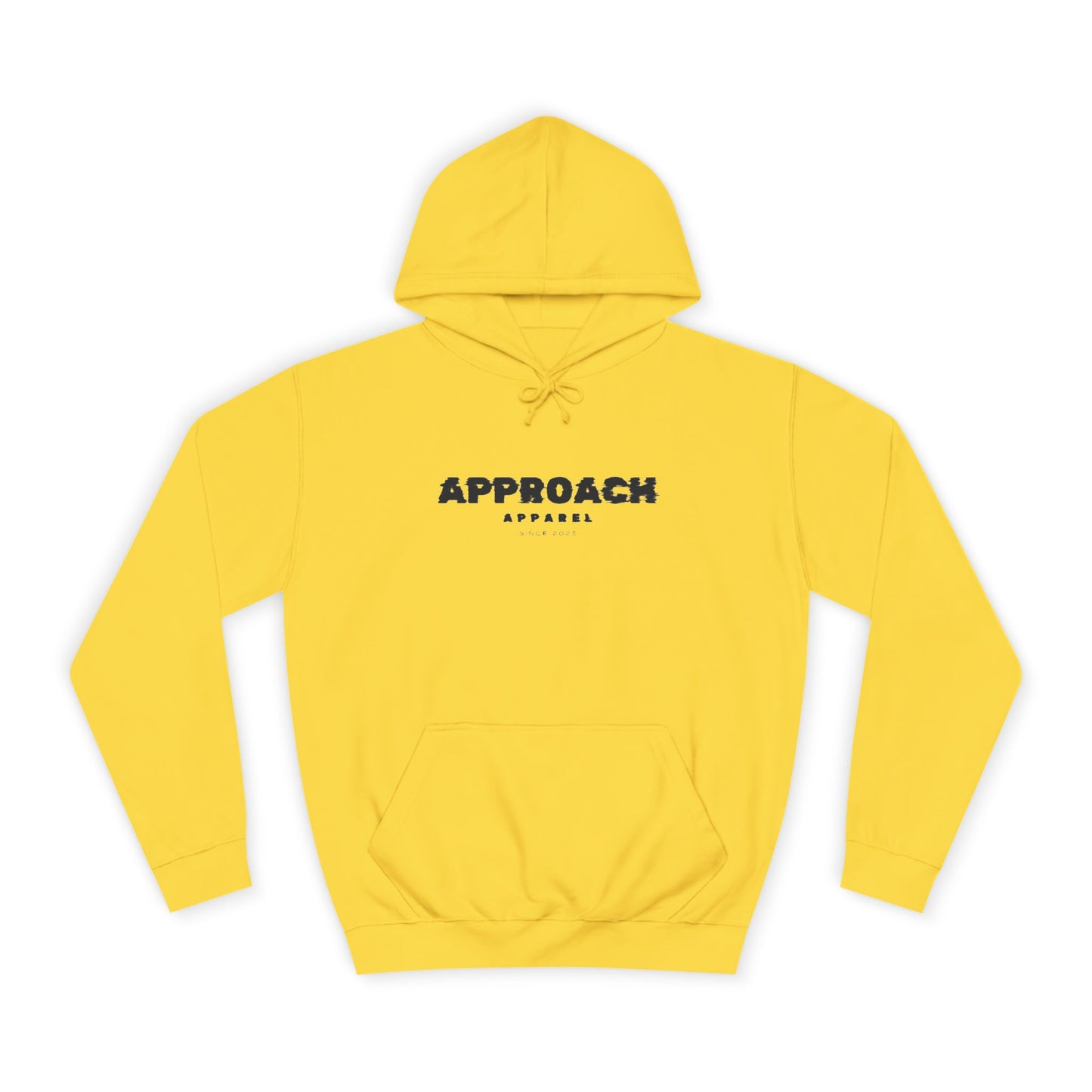 Approach Apparel College Hoodie with 'APPROACH' Design - Casual Wear for Students, Gifts for Graduation, Cozy Lounge Hoodie, Trendy Campus Style