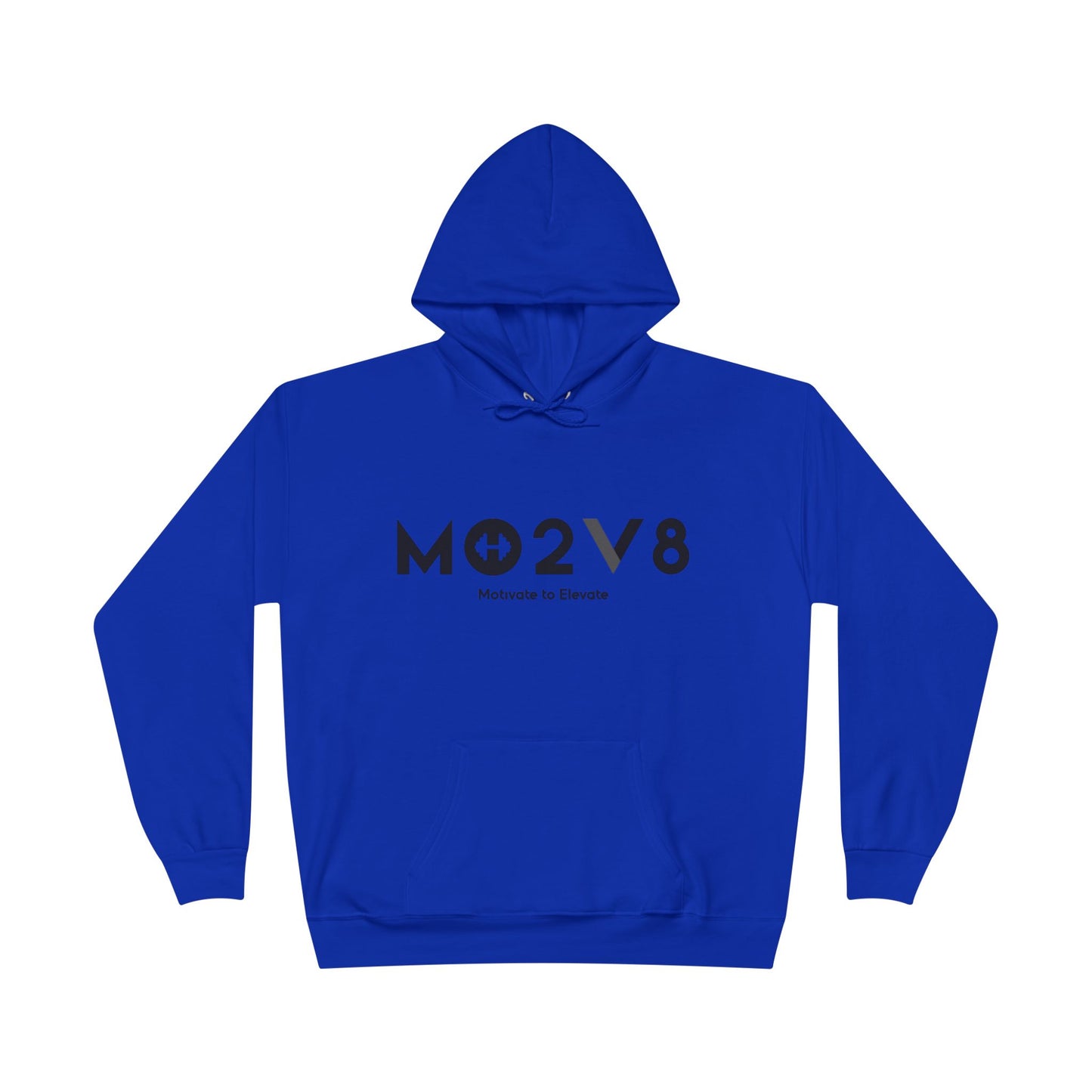 MO2V8 Eco-Friendly Motivational Hoodie - Unisex Pullover Sweatshirt, Gifts for Eco-Conscious, Casual Wear, Positive Vibes, Everyday Comfort