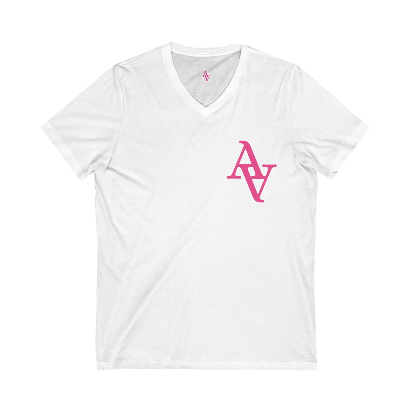 Approach Apparel Breast Cancer Awareness V-Neck Tee - Fight, Thrive, Hope