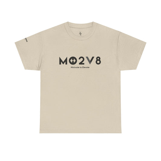 MO2V8 Heavy Cotton Tee, Graphic Tee, Casual Wear, Gift for Him/Her, Everyday T-Shirt, Comfortable Fashion