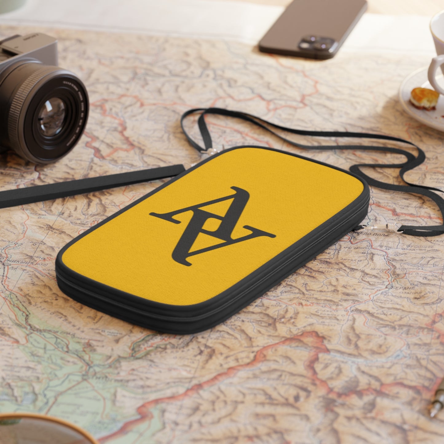 Approach Apparel Passport Wallet with Unique Geometric Design