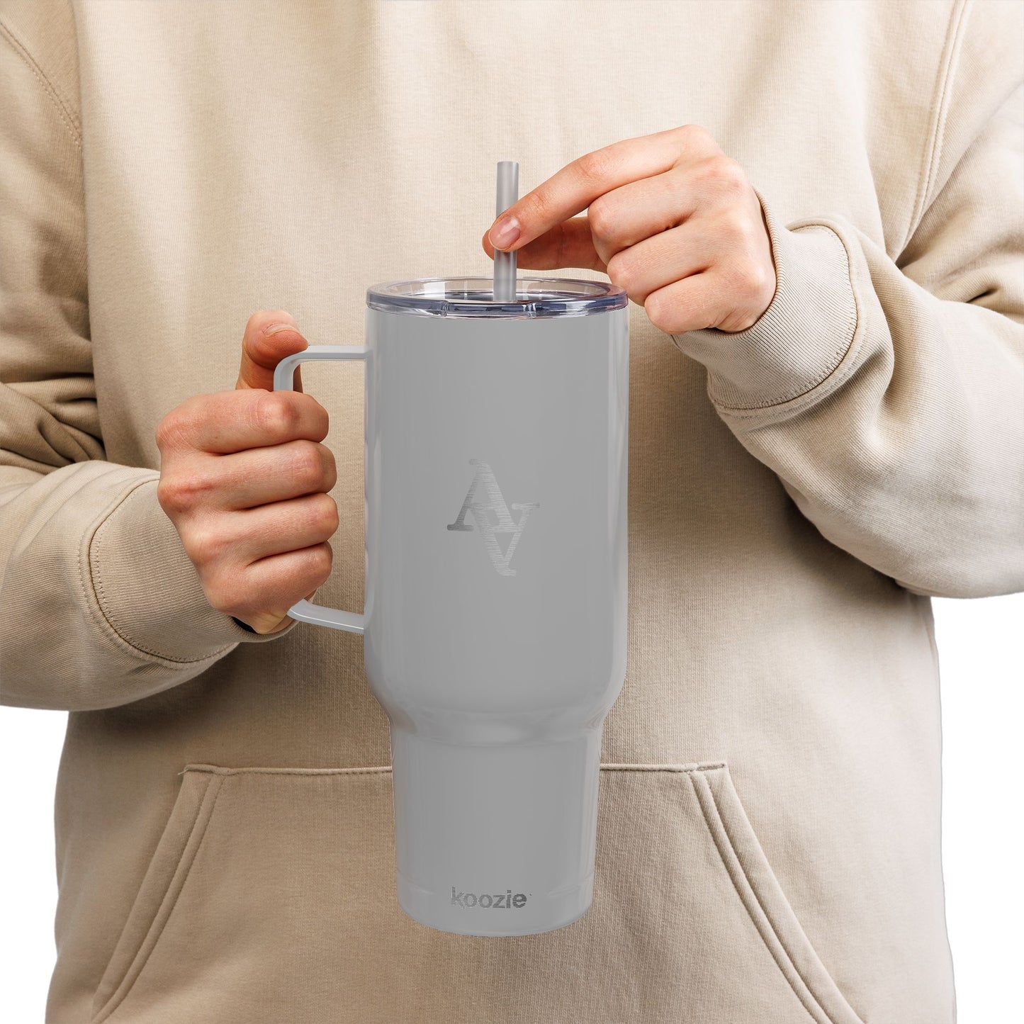 Approach Apparel Insulated Tumbler - 40oz Travel Mug with Lid