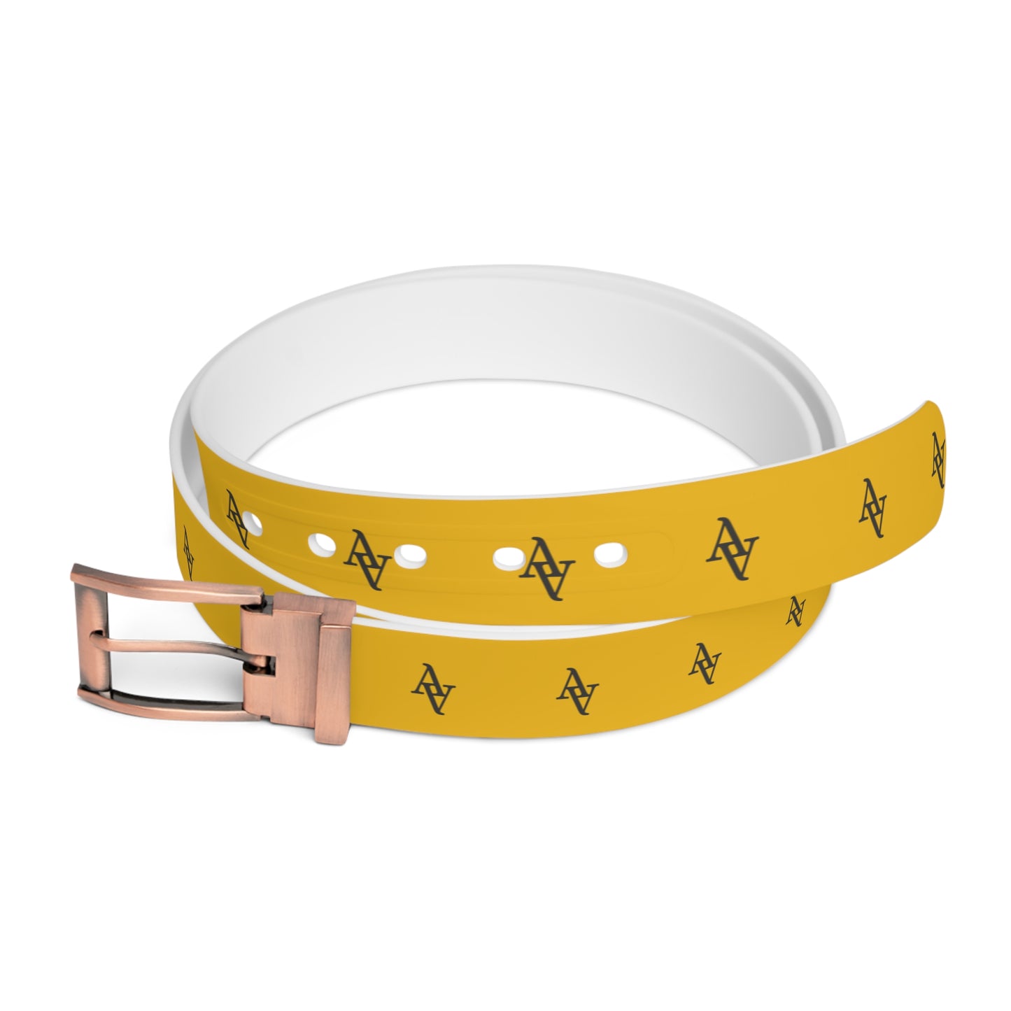 Approach Apparel Yellow Logo Belt for Everyday Casual Outfits