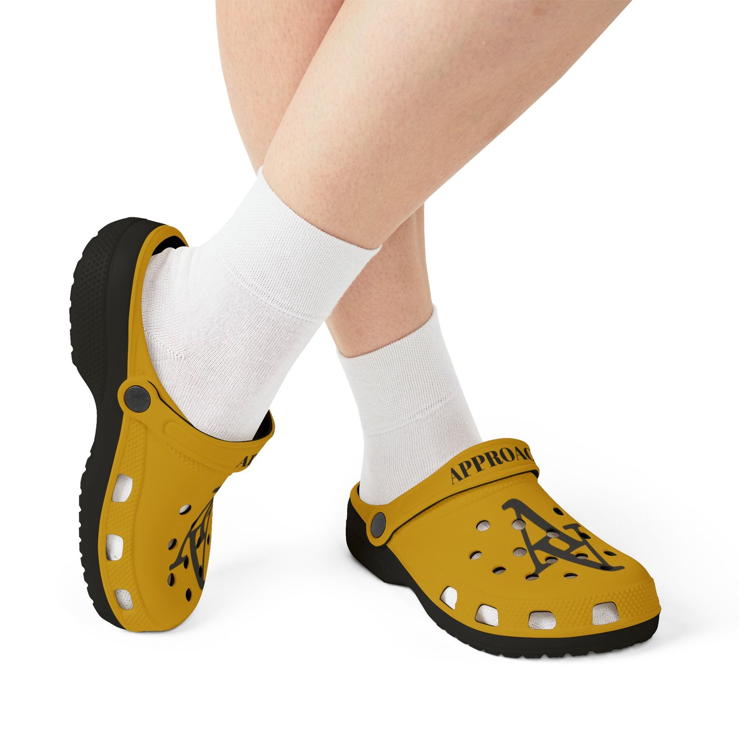 Stylish Approach Apparel Yellow EVA Foam Clogs - Trendy Slip-On Shoes for Comfort