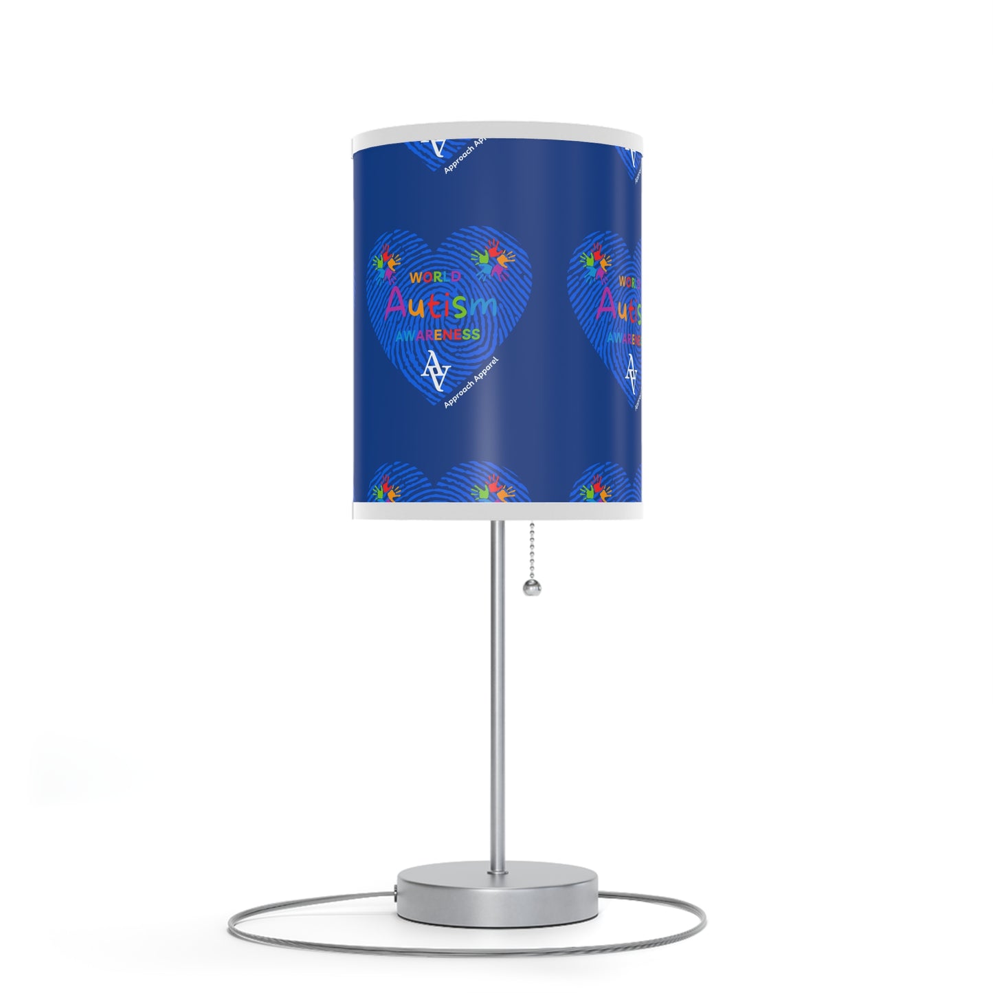 Approach Apparel Autism Awareness Lamp | Gifts for Support, Bedroom Decor, Table Light, Awareness Month, Children's Room