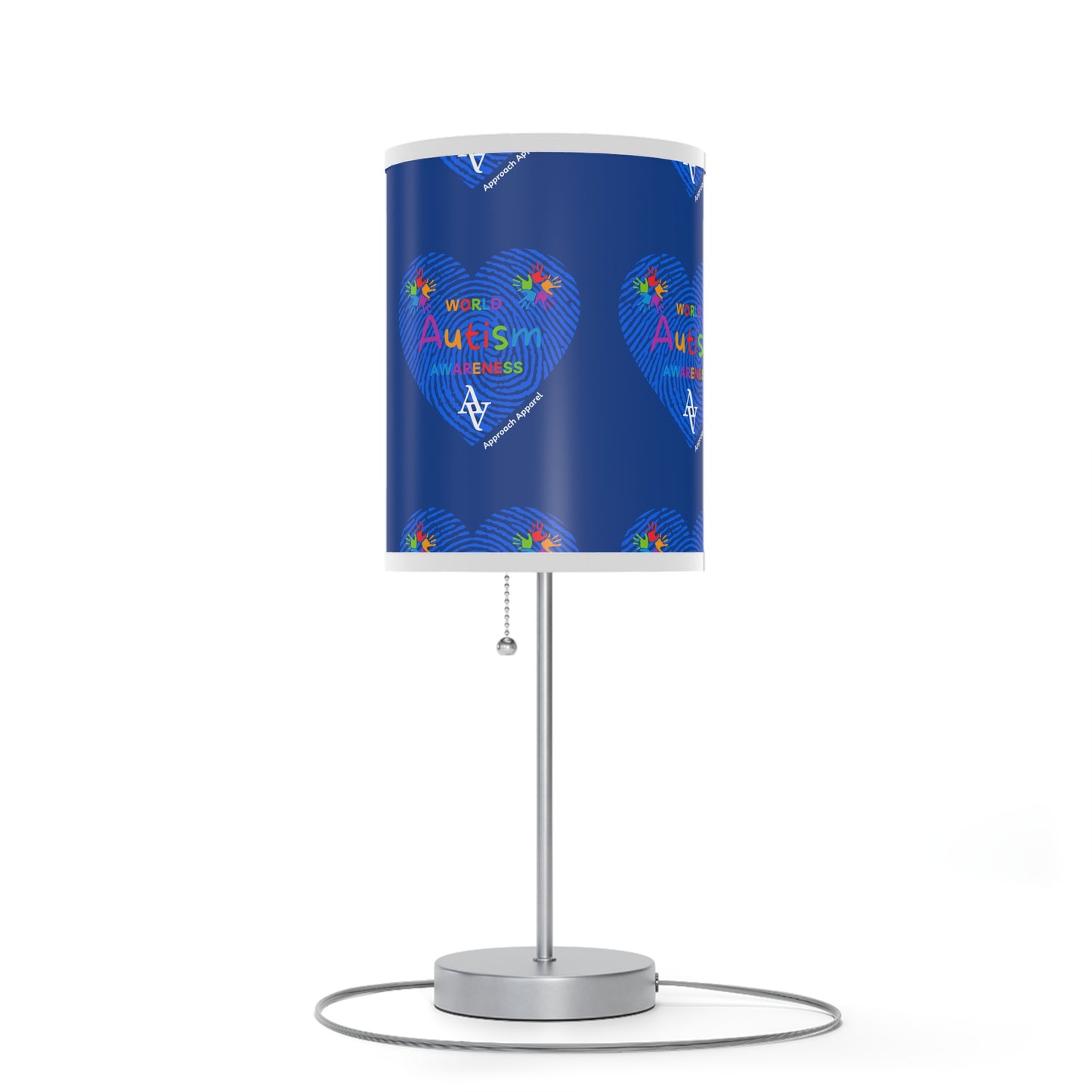 Approach Apparel Autism Awareness Lamp | Gifts for Support, Bedroom Decor, Table Light, Awareness Month, Children's Room
