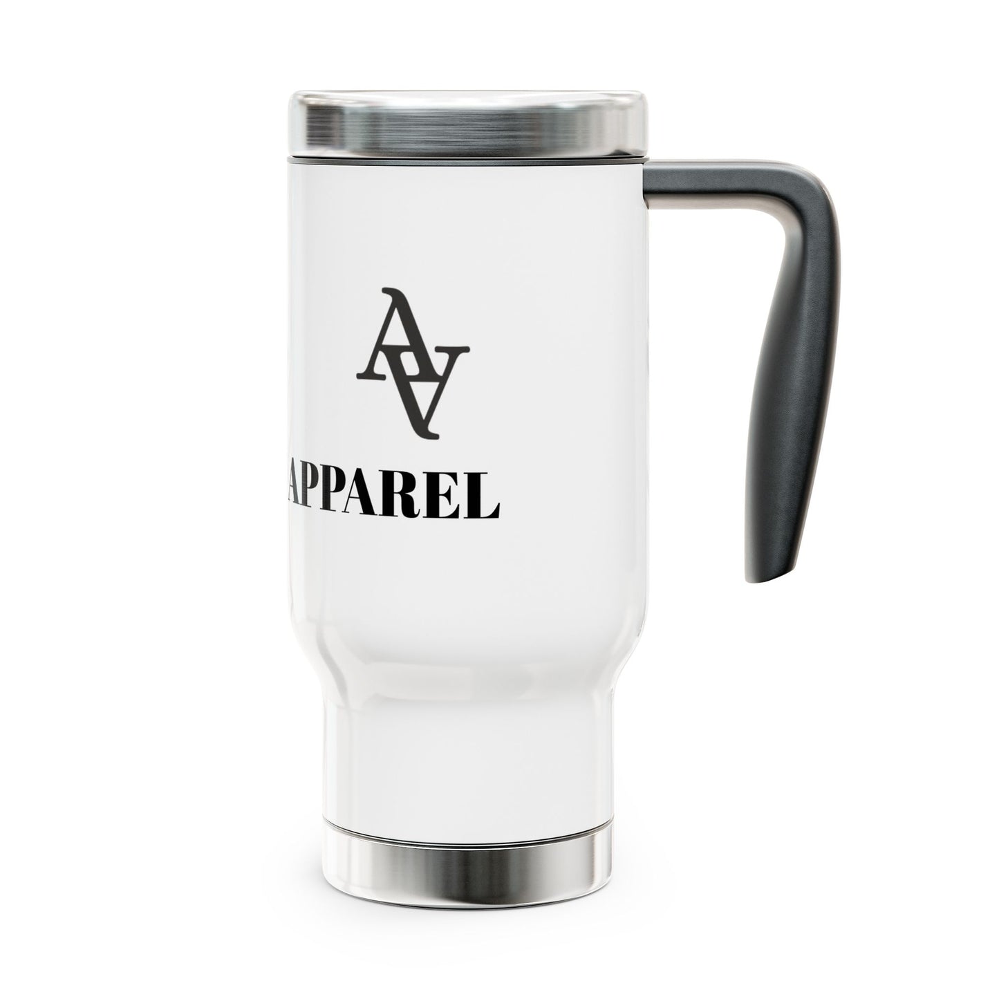 Approach Apparel Stainless Steel Travel Mug with Handle | 14oz | Perfect for On-the-Go Coffee Lovers