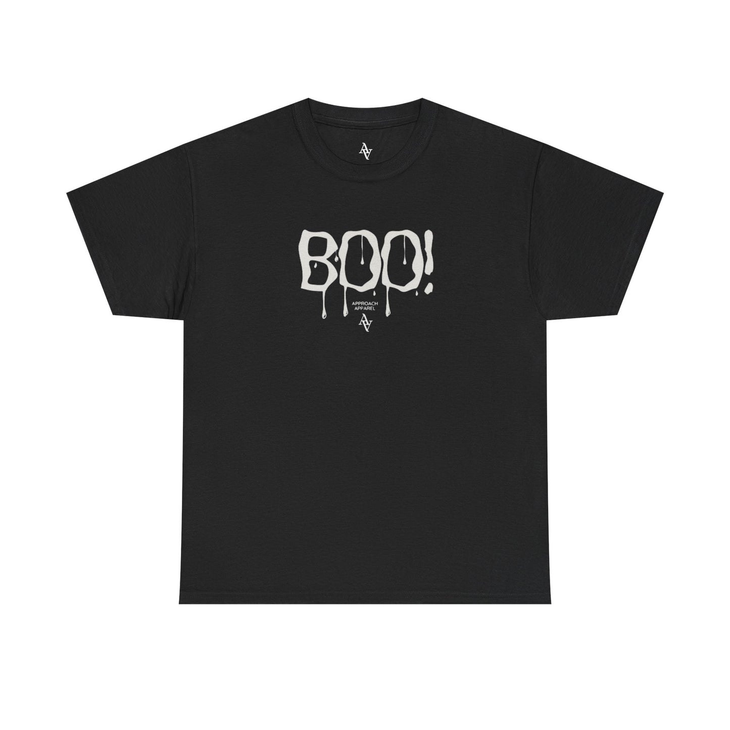 Approach Apparel Halloween Tee, Spooky Graphic T-Shirt, Boo Ghost Shirt, Casual Fall Apparel, Unisex Halloween Clothing