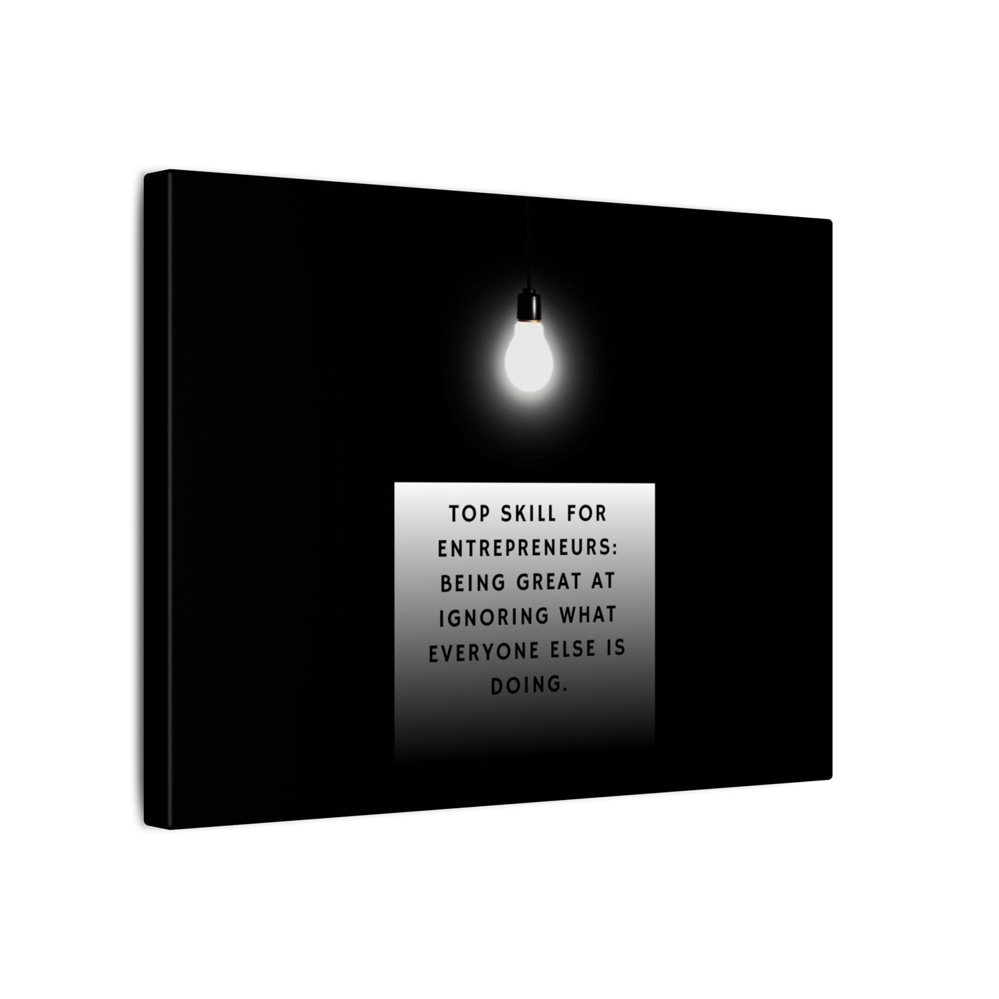 MO2V8 Entrepreneurial Wall Art, Inspiring Decor for Home Office, Motivational Canvas Print, Gift for Business Owners