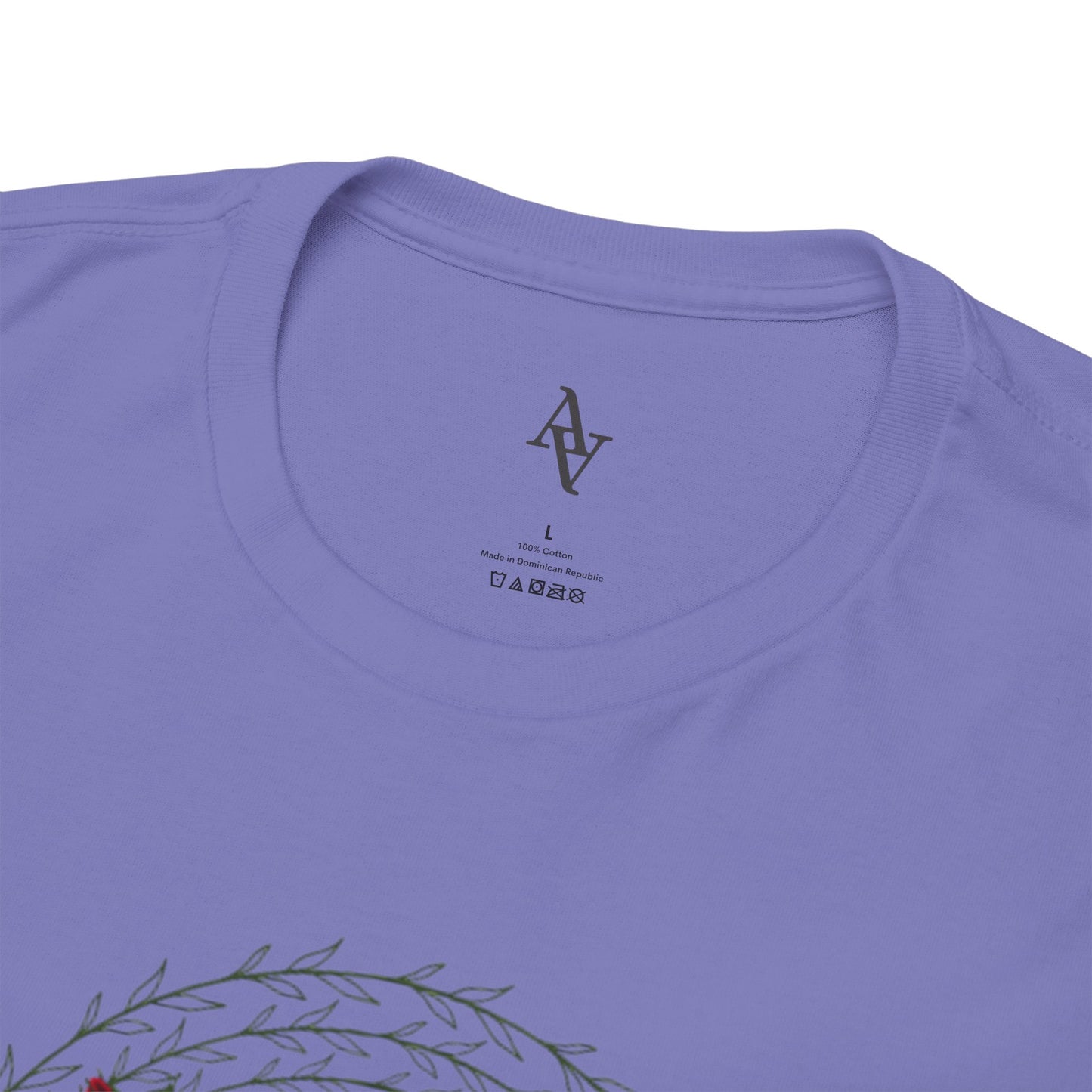 Approach Apparel Rose Embroidered Heavy Cotton Tee, Casual Summer Top, Vintage Style Gift, Floral Graphic Shirt, Trendy Streetwear