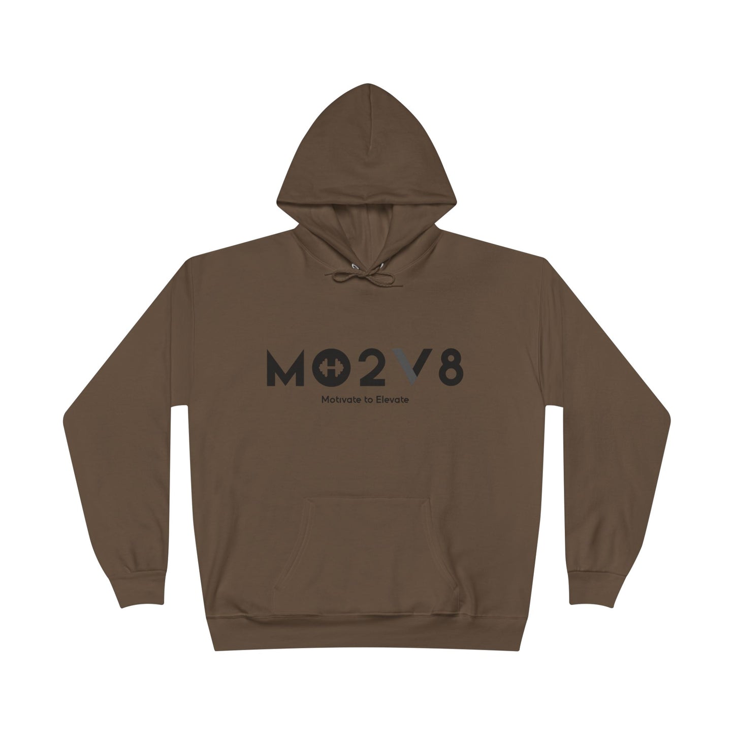MO2V8 Eco-Friendly Motivational Hoodie - Unisex Pullover Sweatshirt, Gifts for Eco-Conscious, Casual Wear, Positive Vibes, Everyday Comfort