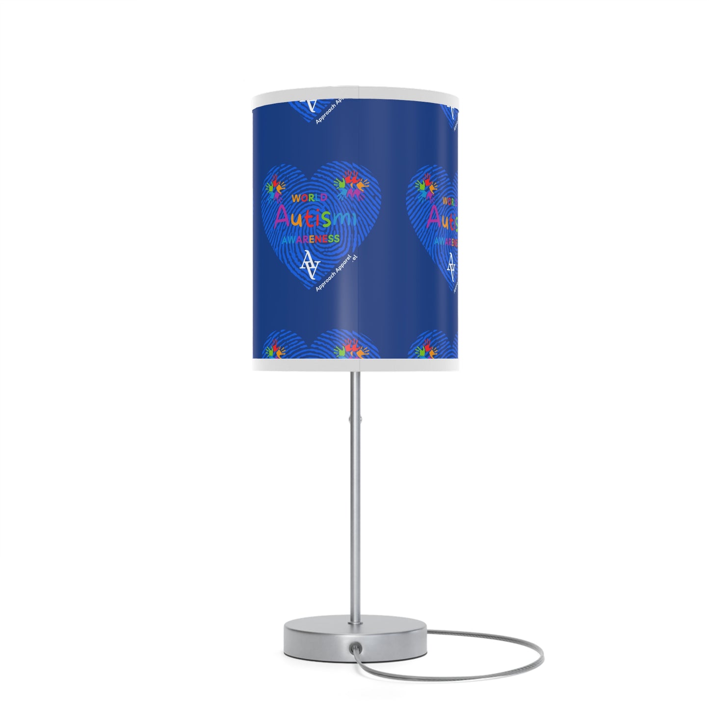 Approach Apparel Autism Awareness Lamp | Gifts for Support, Bedroom Decor, Table Light, Awareness Month, Children's Room