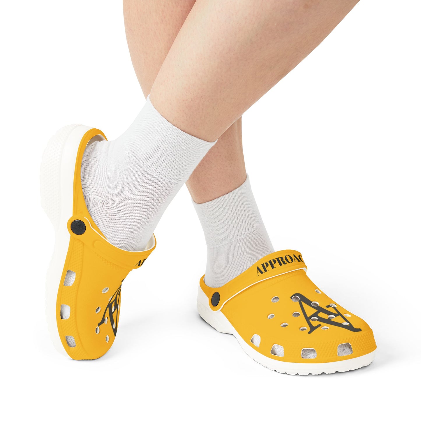 Stylish Approach Apparel Yellow EVA Foam Clogs - Trendy Slip-On Shoes for Comfort