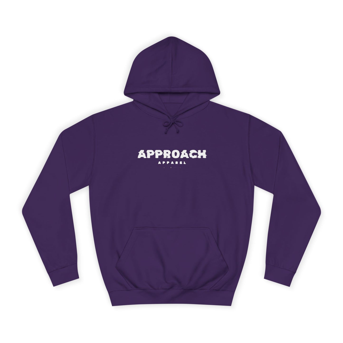 Approach Apparel College Hoodie with 'APPROACH' Design - Casual Wear for Students, Gifts for Graduation, Cozy Lounge Hoodie, Trendy Campus Style