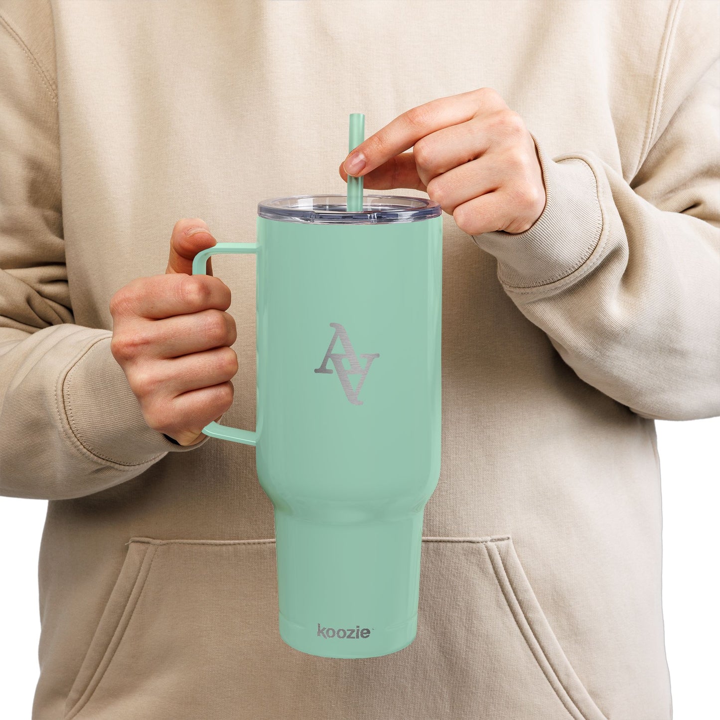 Approach Apparel Insulated Tumbler - 40oz Travel Mug with Lid