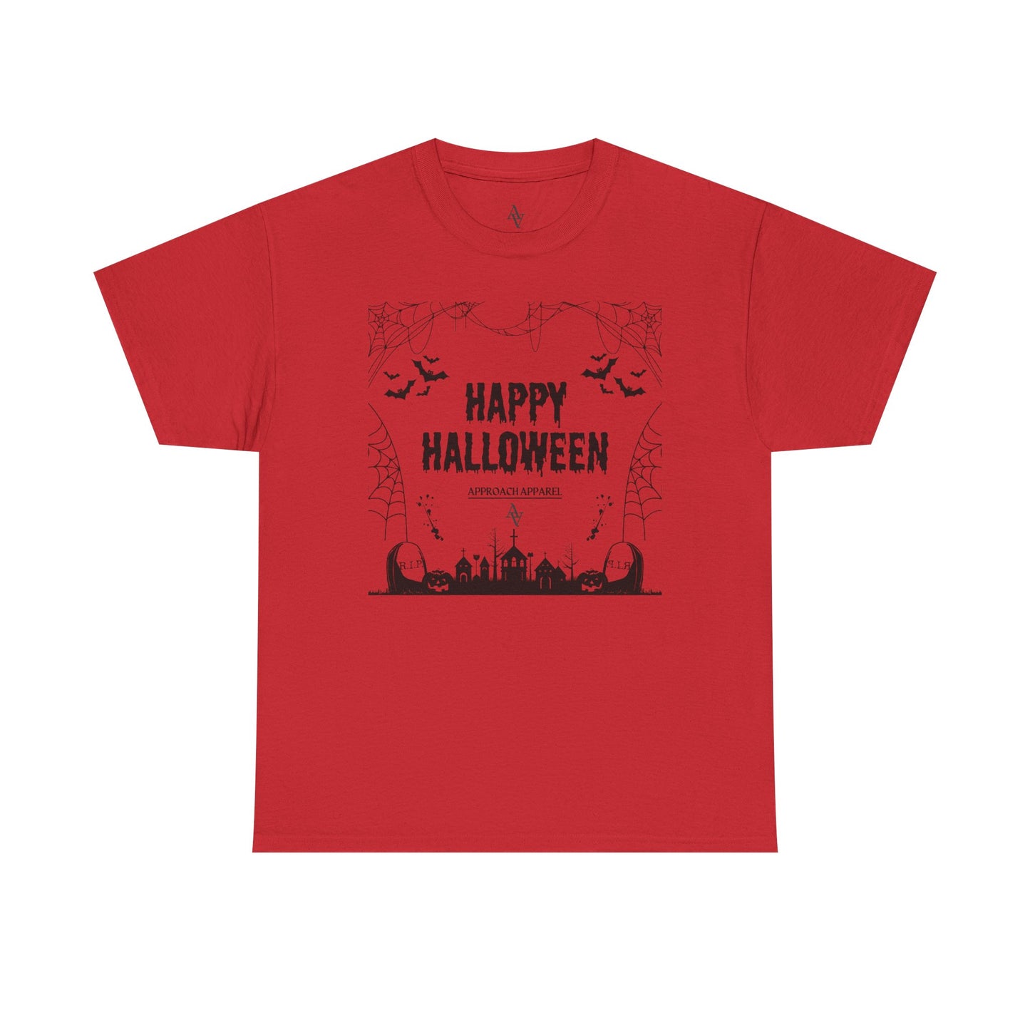 Approach Apparel Halloween Graphic Tee, Heavy Cotton Tee, Spooky Shirt, Trick or Treat Apparel, Fall Fashion, Halloween Gift