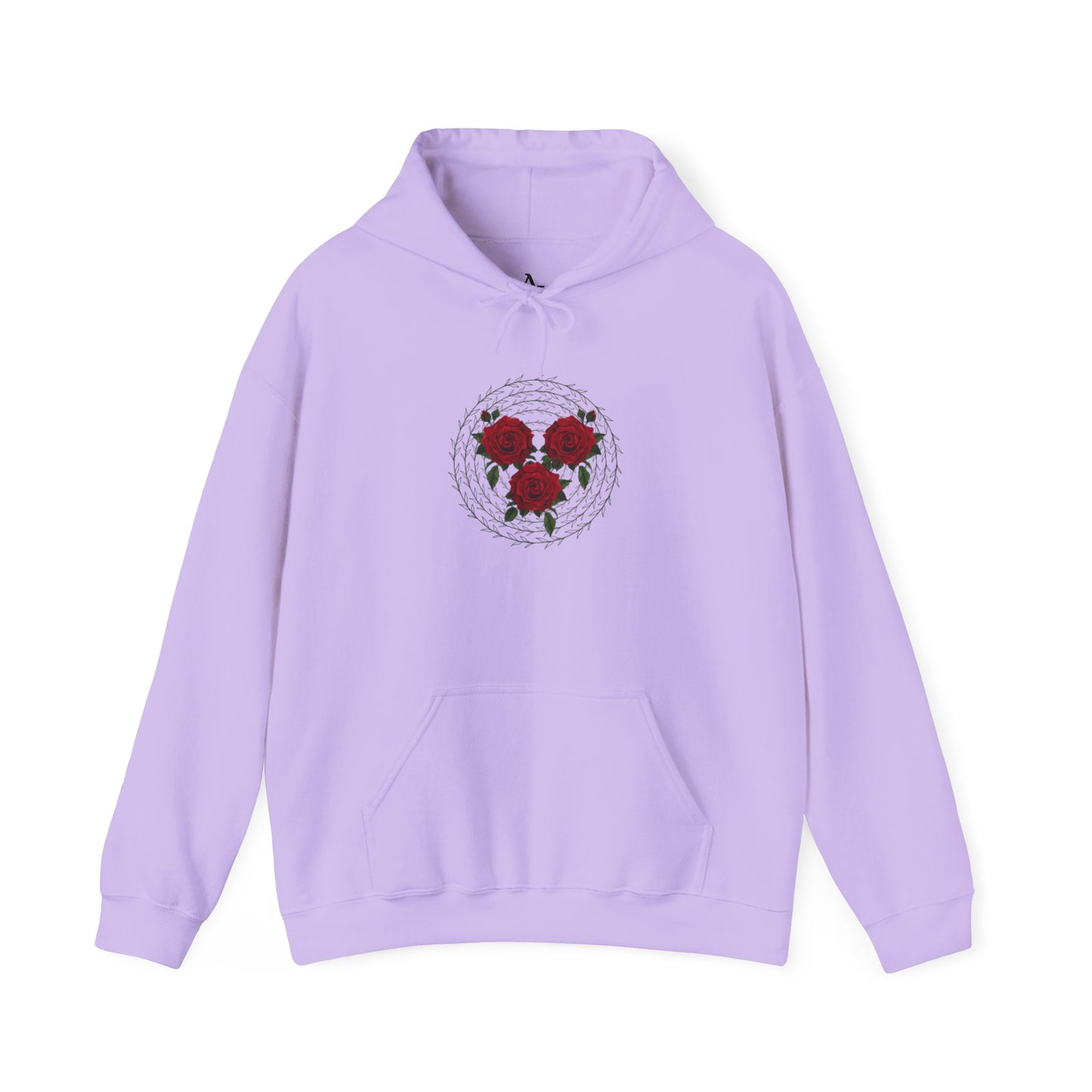 Approach Apparel Floral Emblem Hooded Sweatshirt - Cozy Floral Hoodie, Gift for Nature Lovers, Casual Wear, Spring Fashion, Birthday Gift