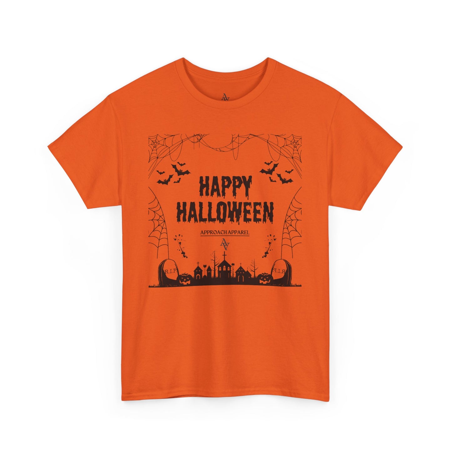 Approach Apparel Halloween Graphic Tee, Heavy Cotton Tee, Spooky Shirt, Trick or Treat Apparel, Fall Fashion, Halloween Gift