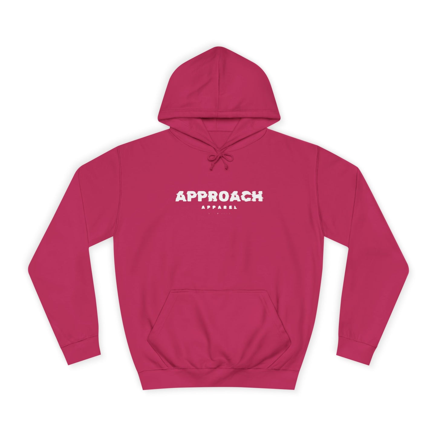Approach Apparel College Hoodie with 'APPROACH' Design - Casual Wear for Students, Gifts for Graduation, Cozy Lounge Hoodie, Trendy Campus Style