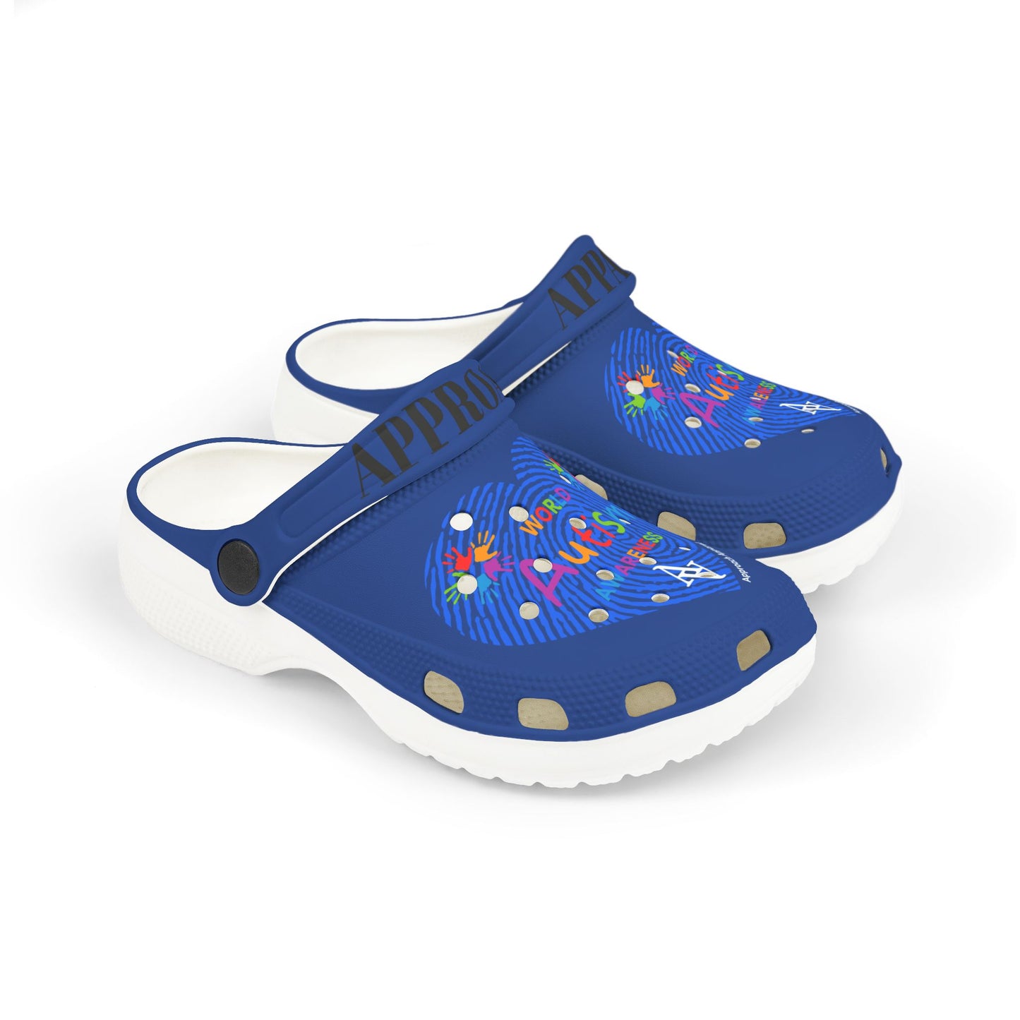 Approach Apparel Autism Awareness Kids' Foam Clogs - Perfect for Playtime and Summer Fun