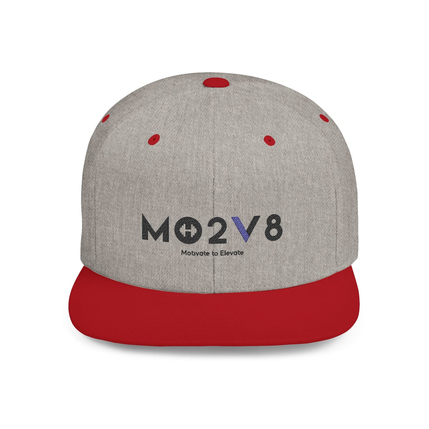 Stylish MO2V8 Flat Bill Snapback Hat, Cool Adjustable Cap for Streetwear, Great Gift for Sports Fans, Casual Outfits, Summer Festivals