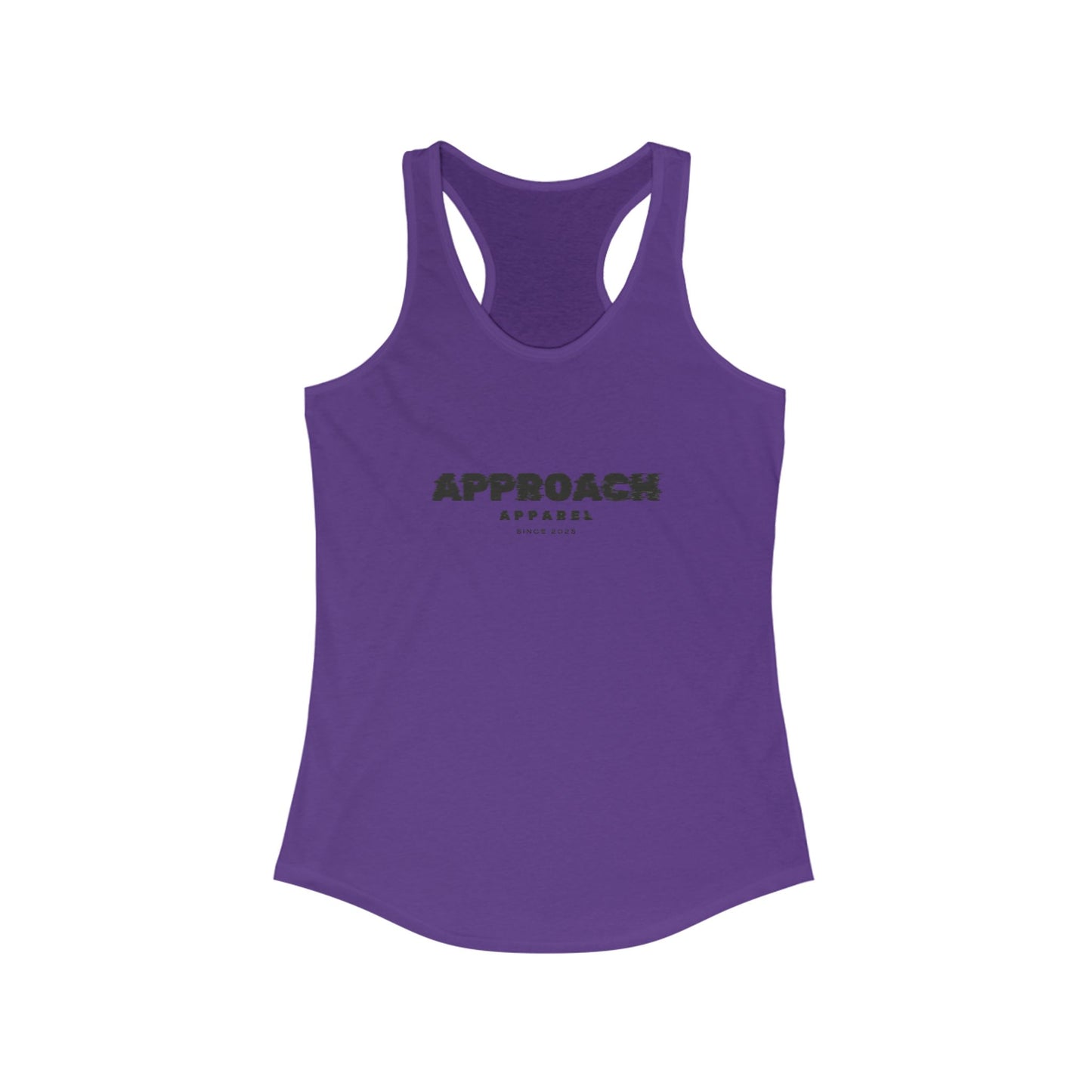 Approach Apparel Stylish Women's Racerback Tank, Casual Gym Wear, Workout Top, Summer Fashion, Trendy Fitness Apparel, Gift for Her