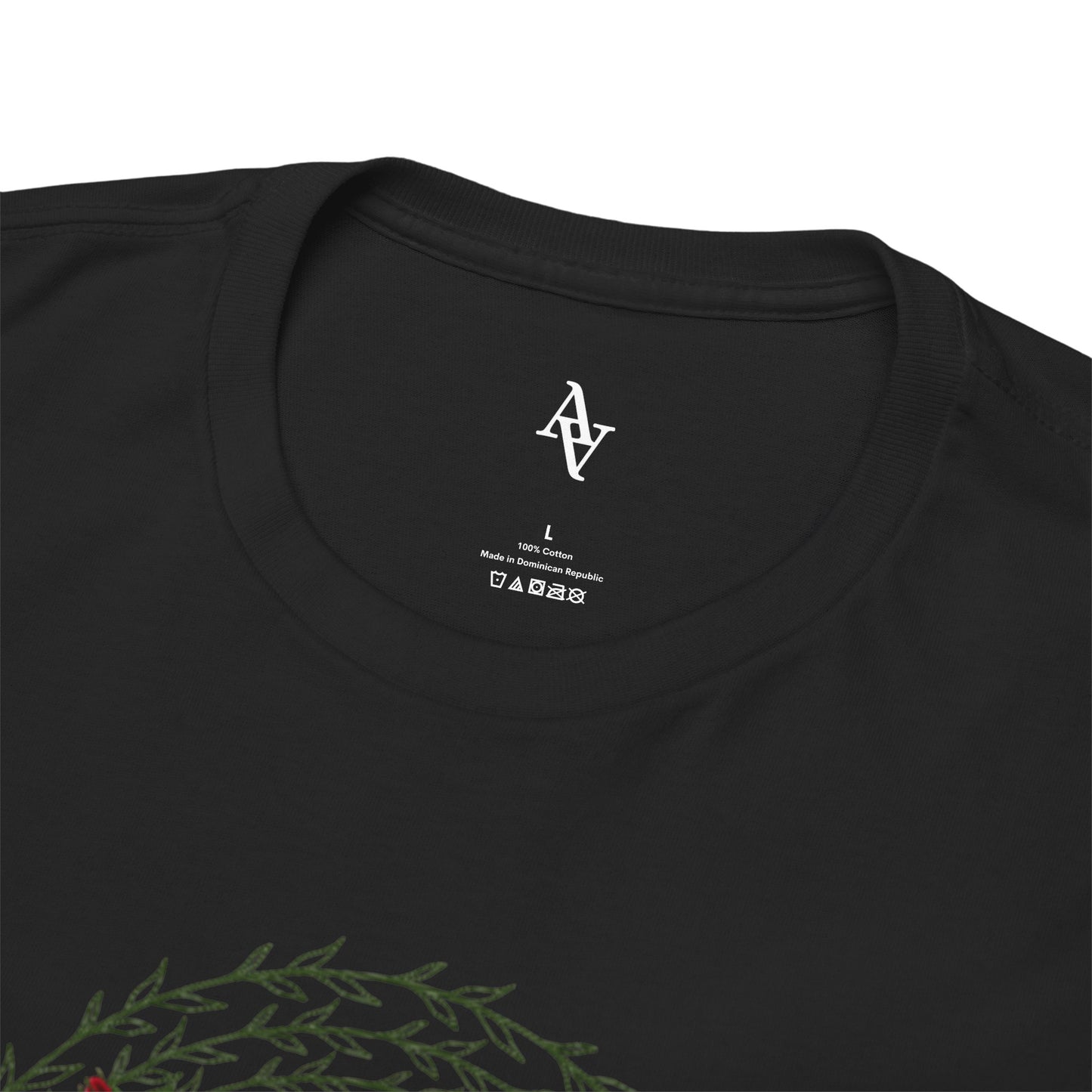 Approach Apparel Rose Embroidered Heavy Cotton Tee, Casual Summer Top, Vintage Style Gift, Floral Graphic Shirt, Trendy Streetwear