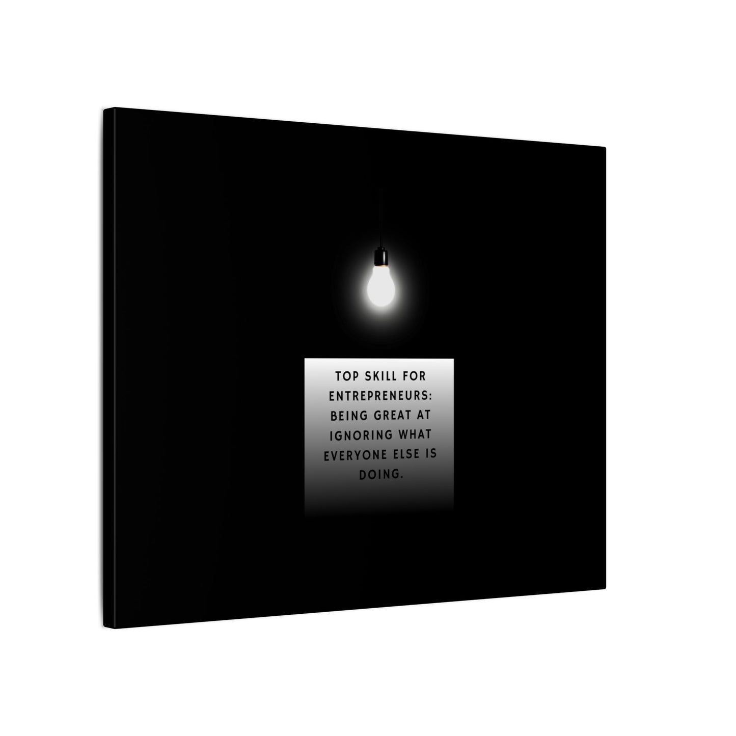 MO2V8 Entrepreneurial Wall Art, Inspiring Decor for Home Office, Motivational Canvas Print, Gift for Business Owners