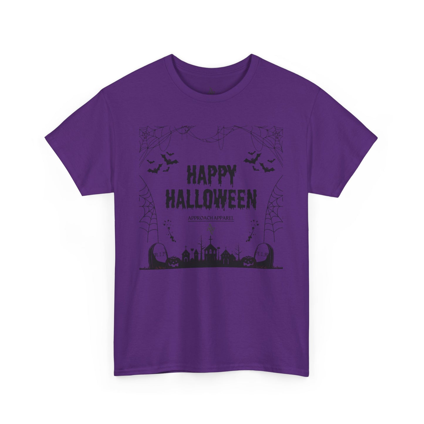 Approach Apparel Halloween Graphic Tee, Heavy Cotton Tee, Spooky Shirt, Trick or Treat Apparel, Fall Fashion, Halloween Gift