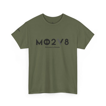 MO2V8 Heavy Cotton Tee, Graphic Tee, Casual Wear, Gift for Him/Her, Everyday T-Shirt, Comfortable Fashion