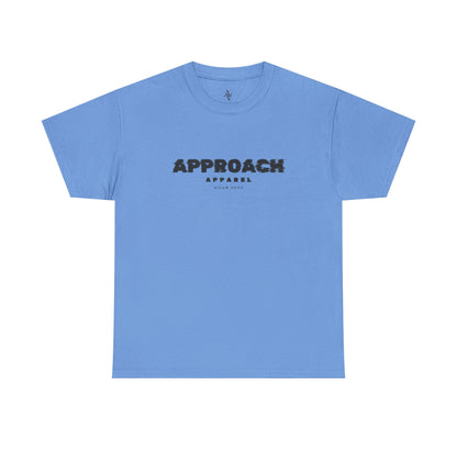 Approach Apparel Heavy Cotton Tee – ‘Approach’ Graphic Shirt, Casual Wear, Gifts for Him/Her, Daily Comfort, Streetwear Style