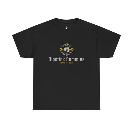 The Dipstick Dummies Logo T‑Shirt — Funny Automotive Repair Tee